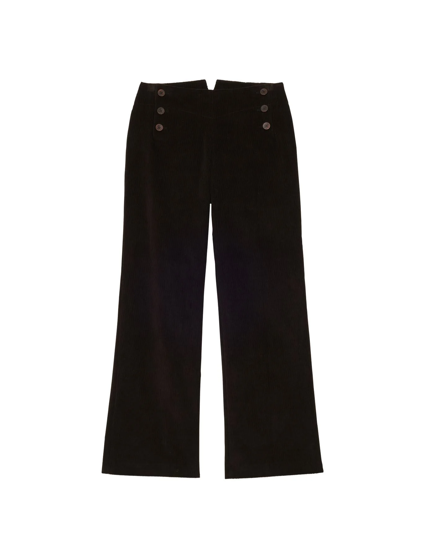 Pantalon Gabriel en velours milleraies marron