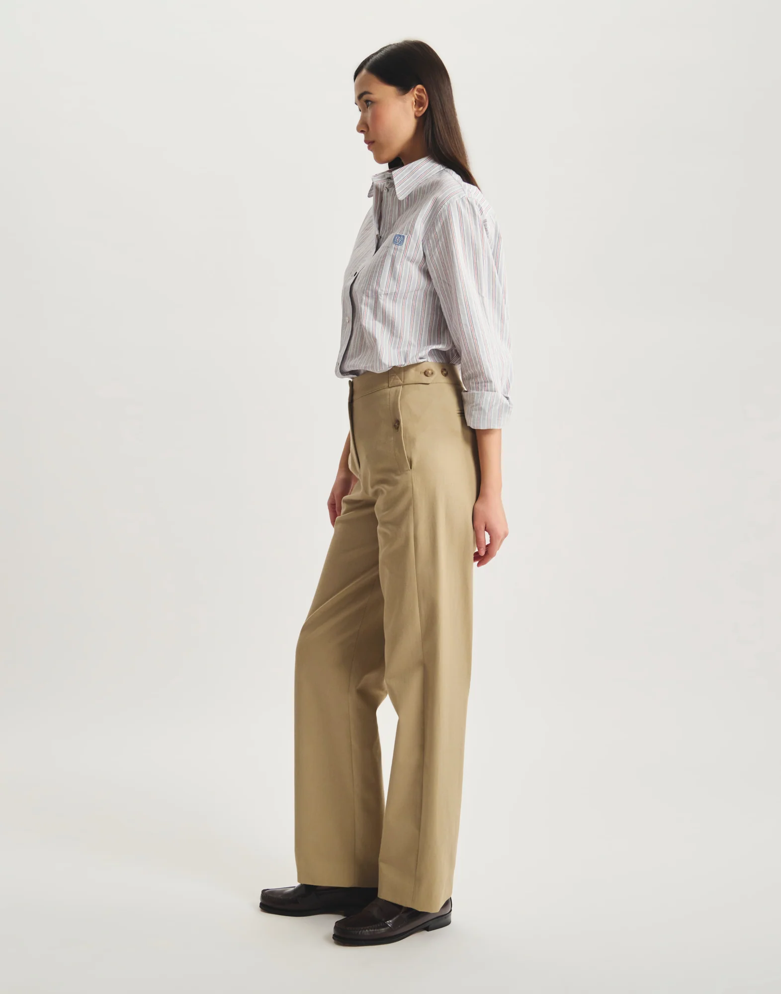 Pantalon à pinces Piotr en coton bio - Image 3