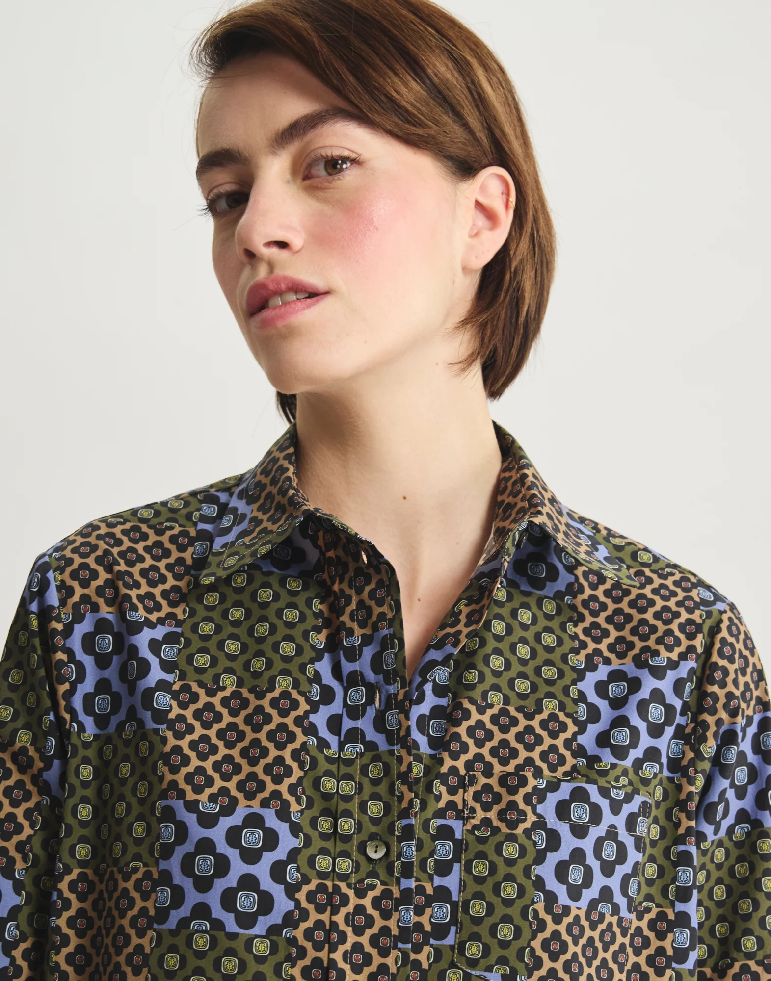 Chemise Maureen en coton à fleurs - Image 5