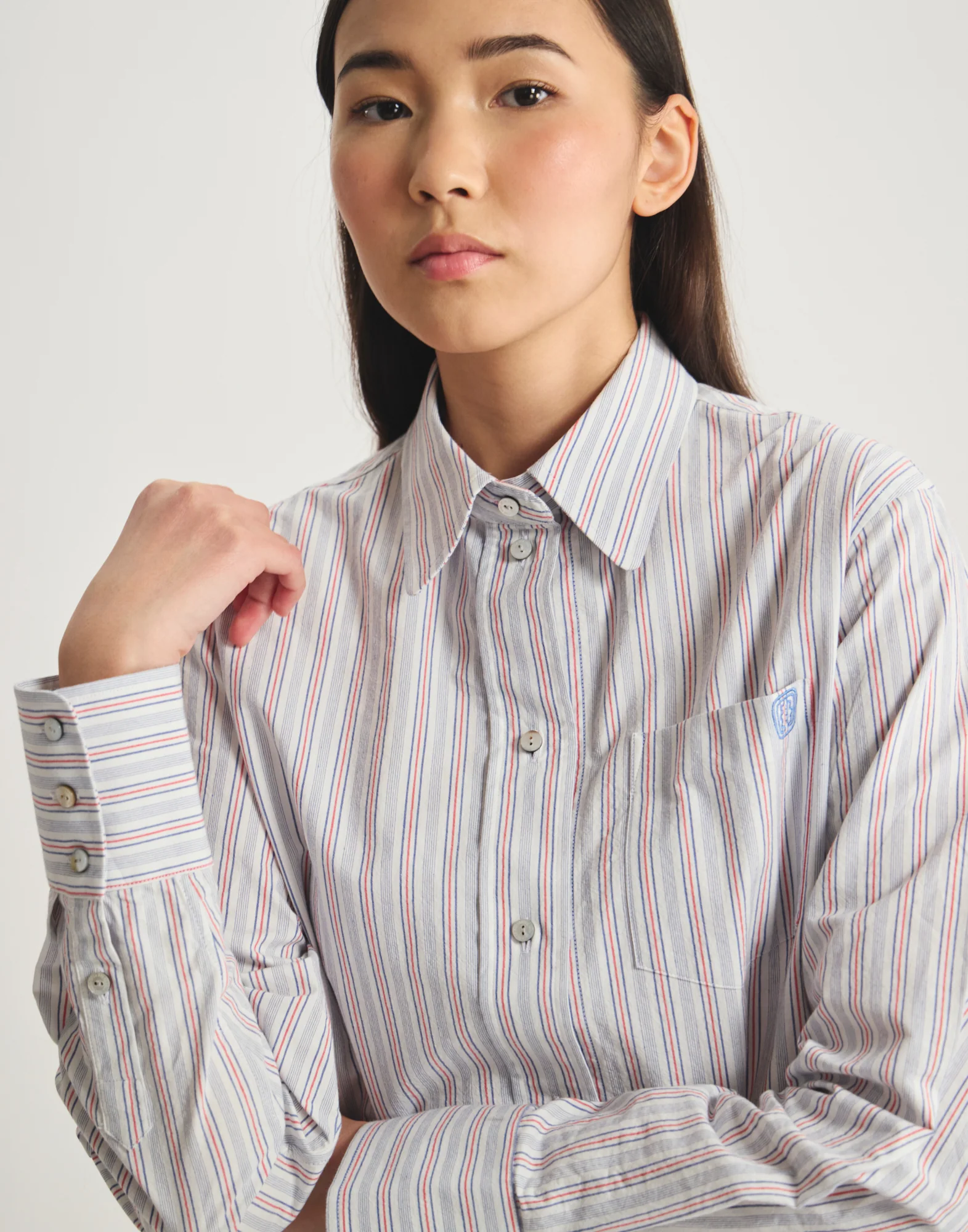 Chemise Maureen en coton à rayures - Image 5