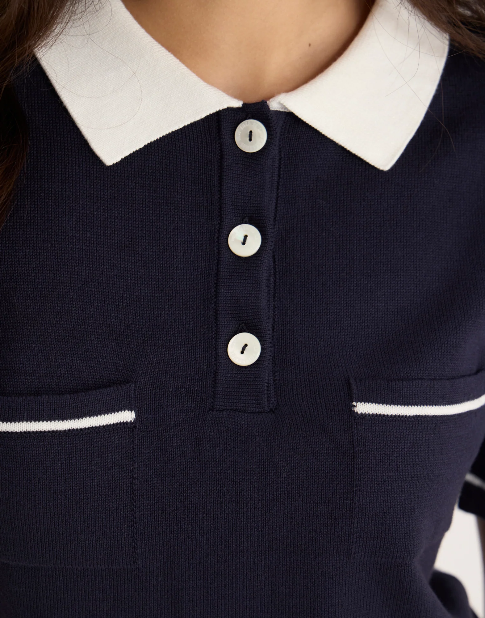 Polo Fran bleu marine - Image 6