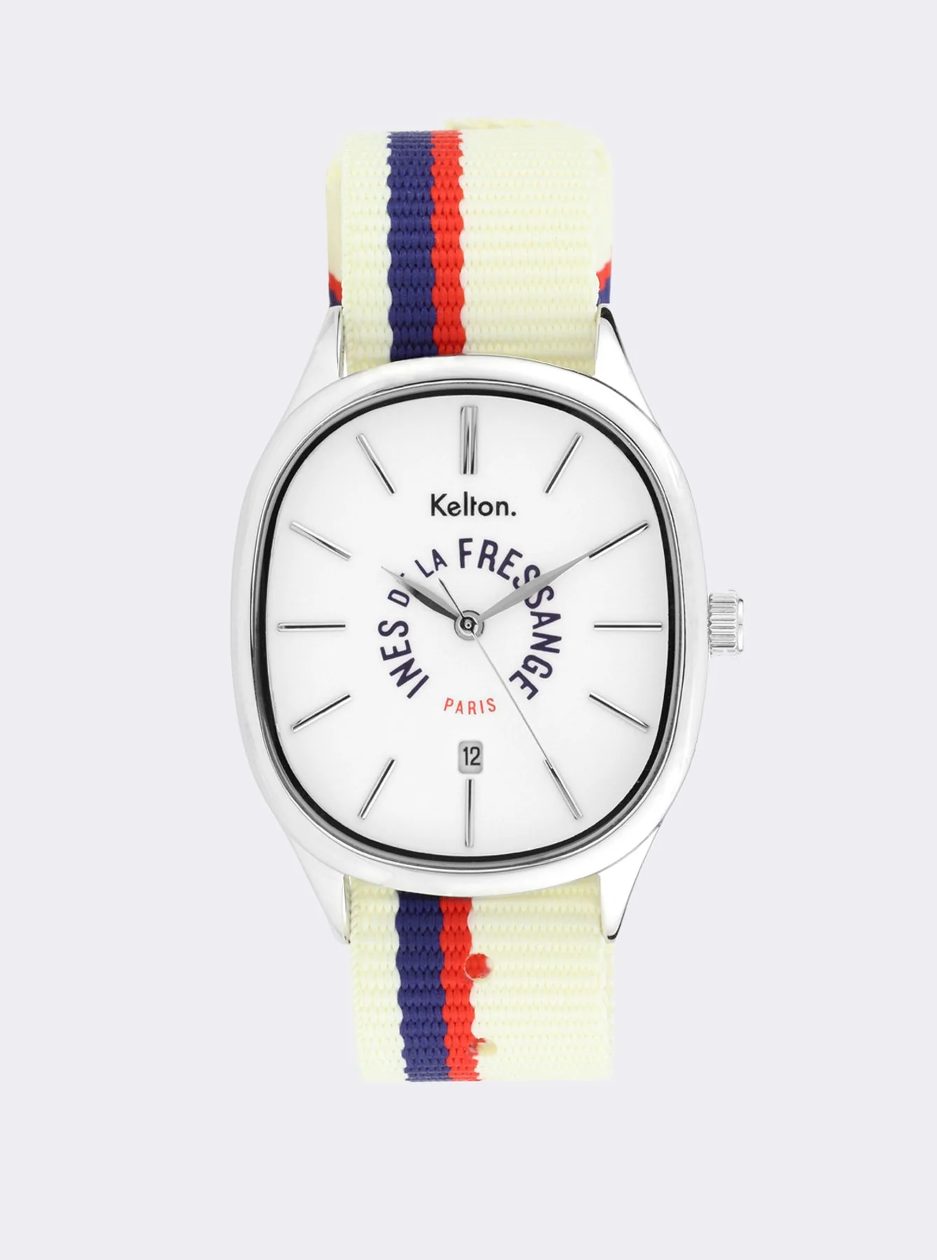 Montre Grande Colorama Sport écru Kelton x Ines de la Fressange Paris