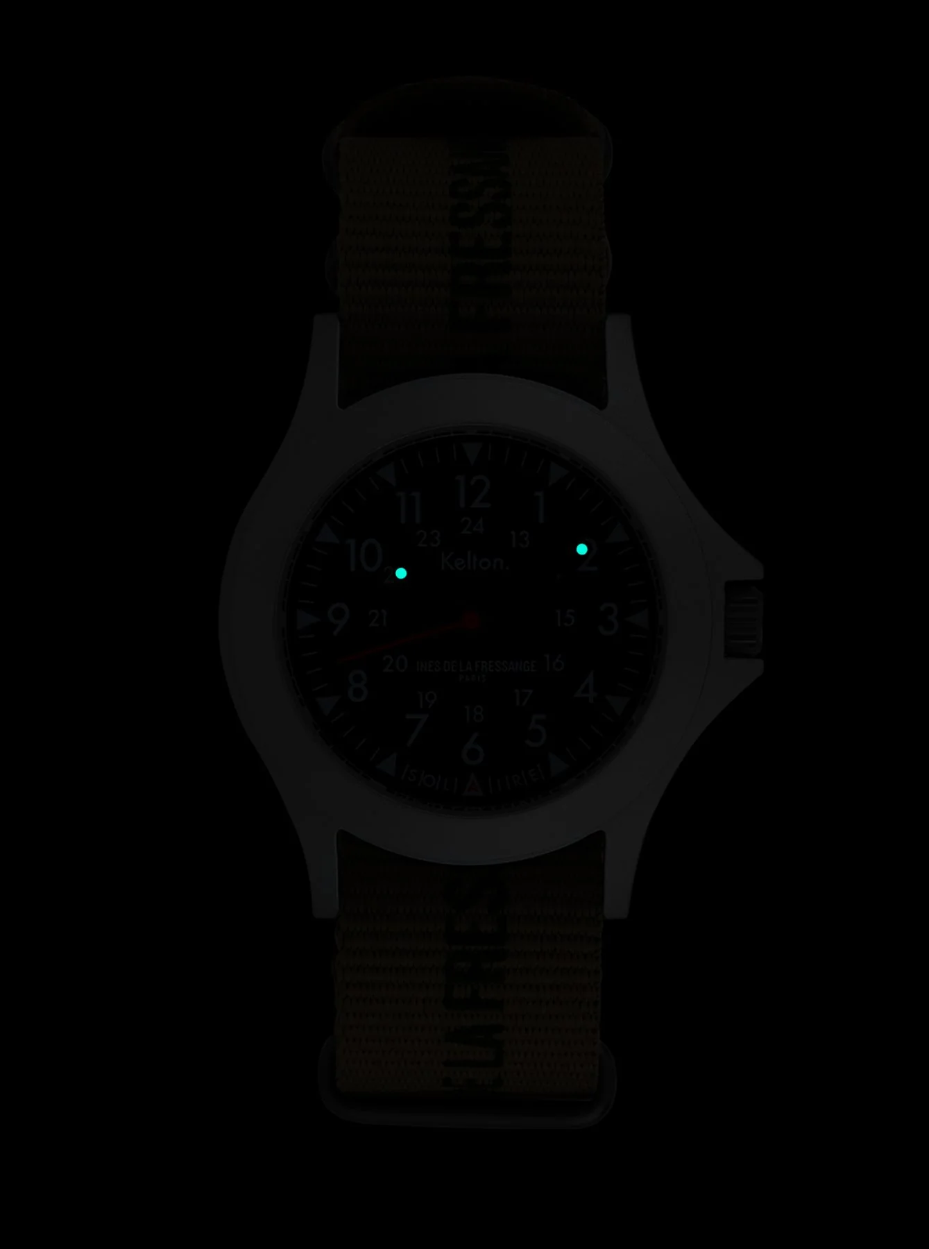 Montre Solaire Field kaki Kelton x Ines de la Fressange Paris - Image 6