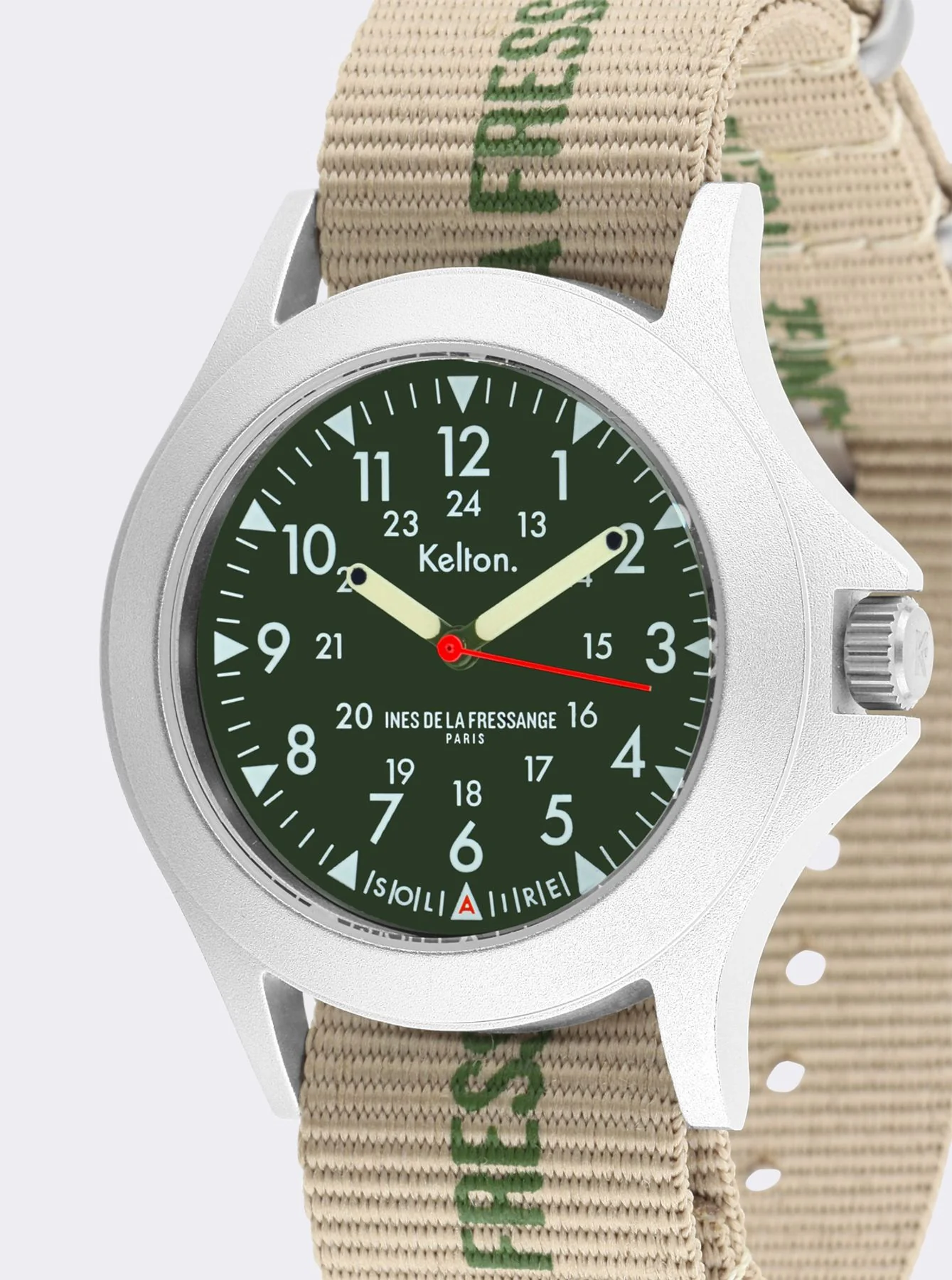 Montre Solaire Field sand Kelton x Ines de la Fressange Paris - Image 3