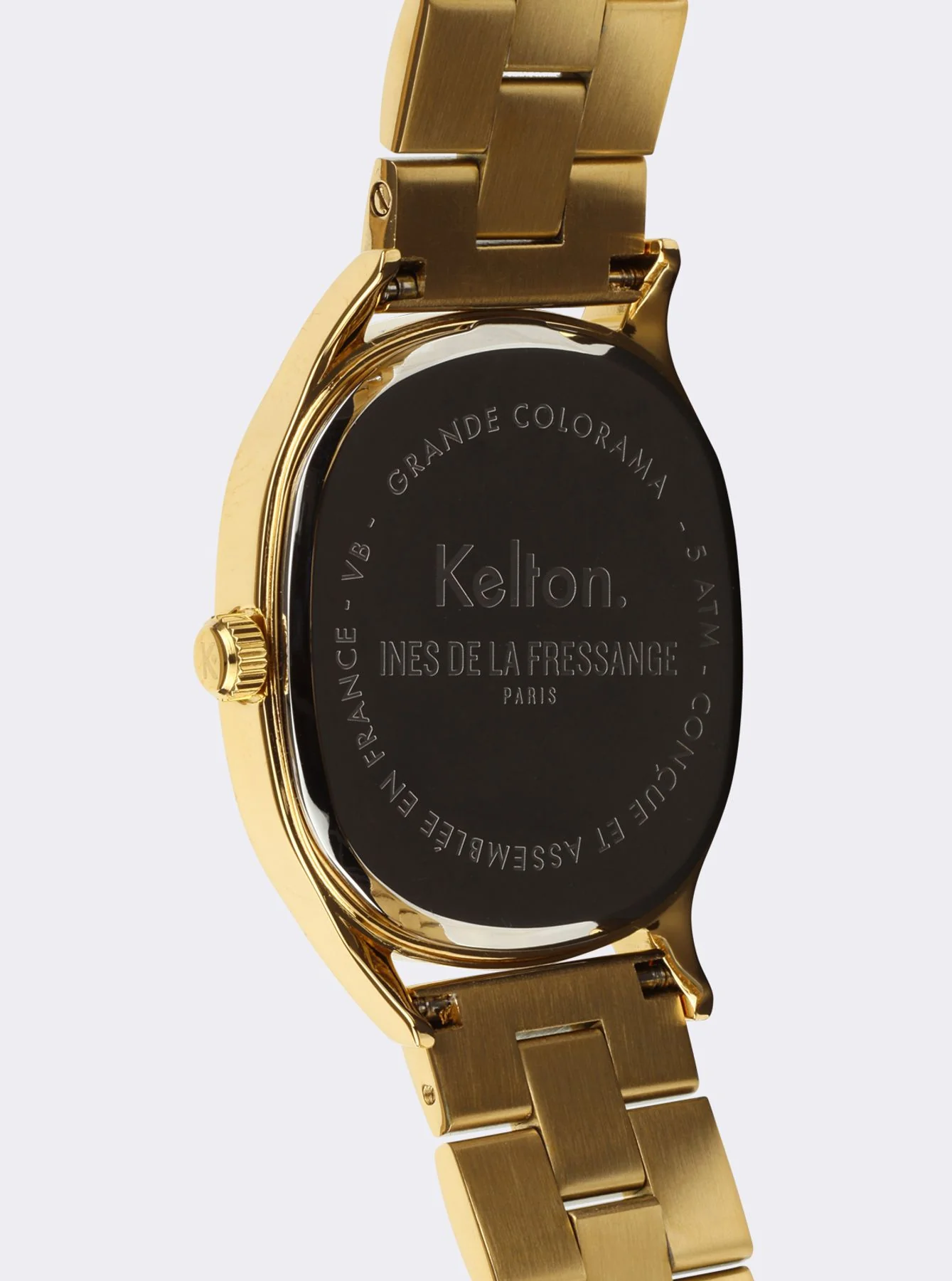 Montre Grande Colorama gold Kelton x Ines de la Fressange Paris - Image 4