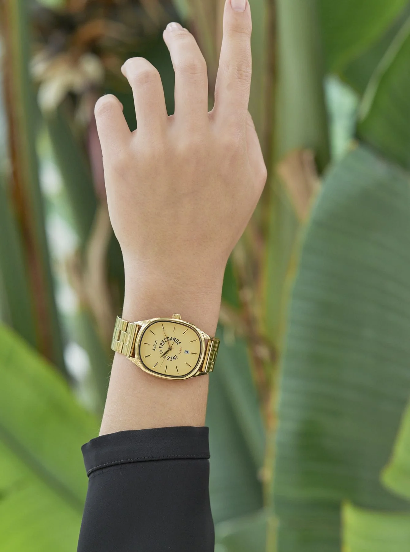 Montre Grande Colorama gold Kelton x Ines de la Fressange Paris - Image 6