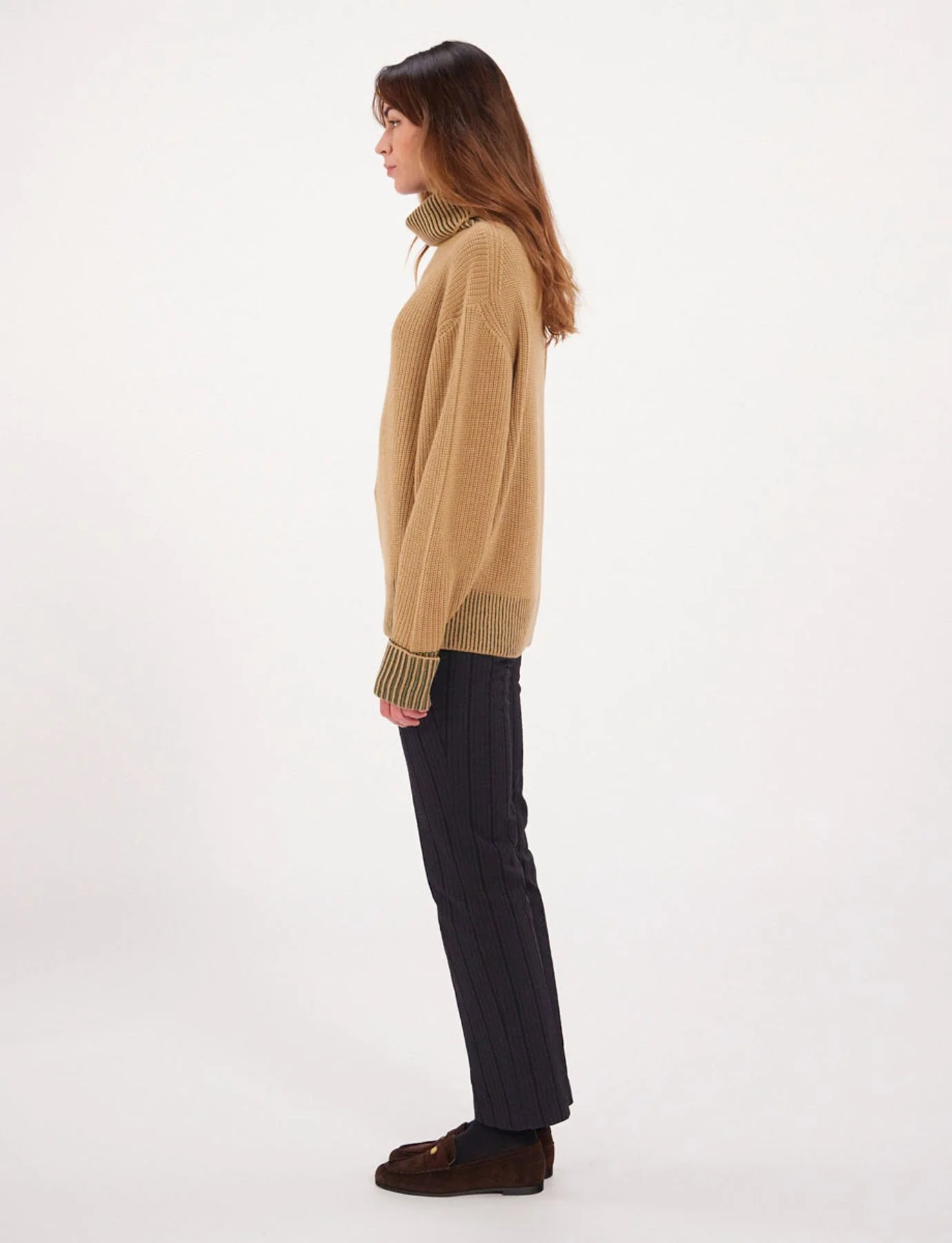 Pull Esra beige en laine - Image 3