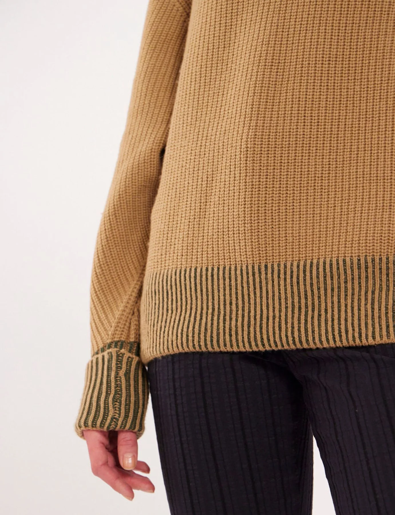 Pull Esra beige en laine - Image 5