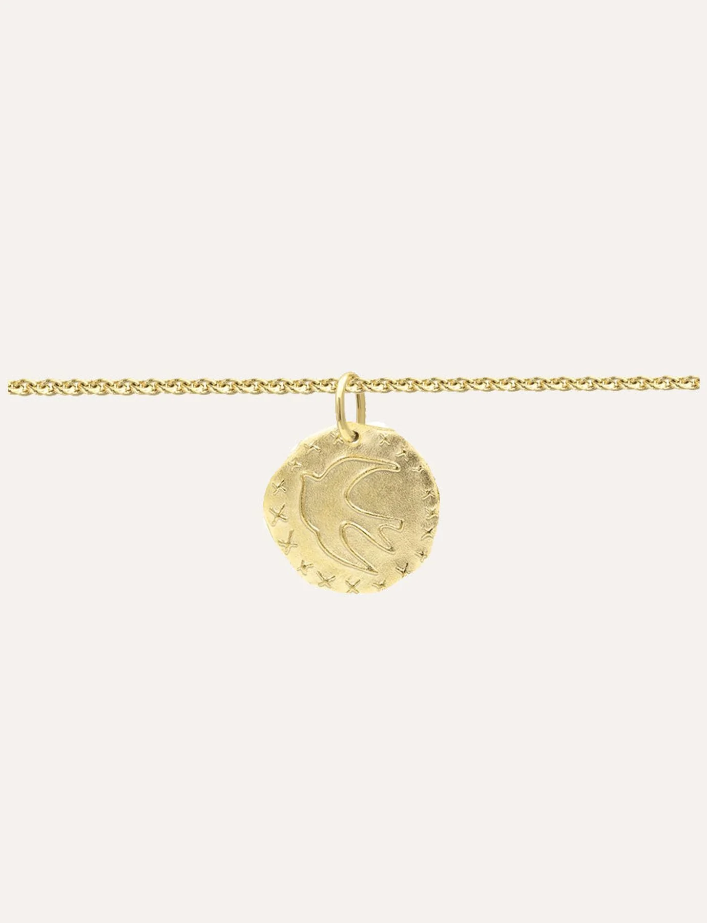 Bracelet Lutèce motif Colombe plaqué or