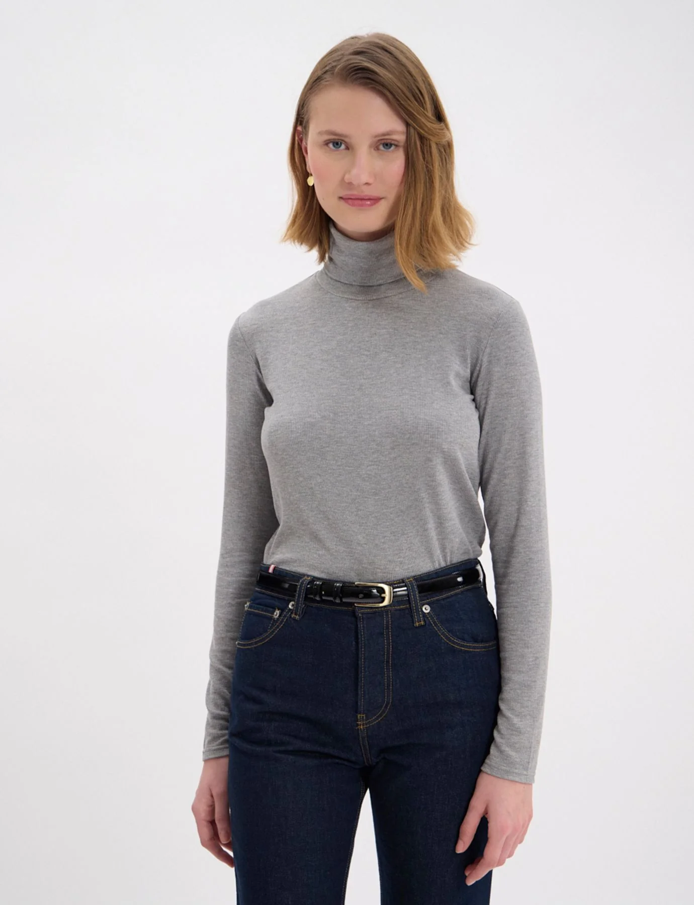 Ceinture Aurelia cuir vernis noir - Image 3