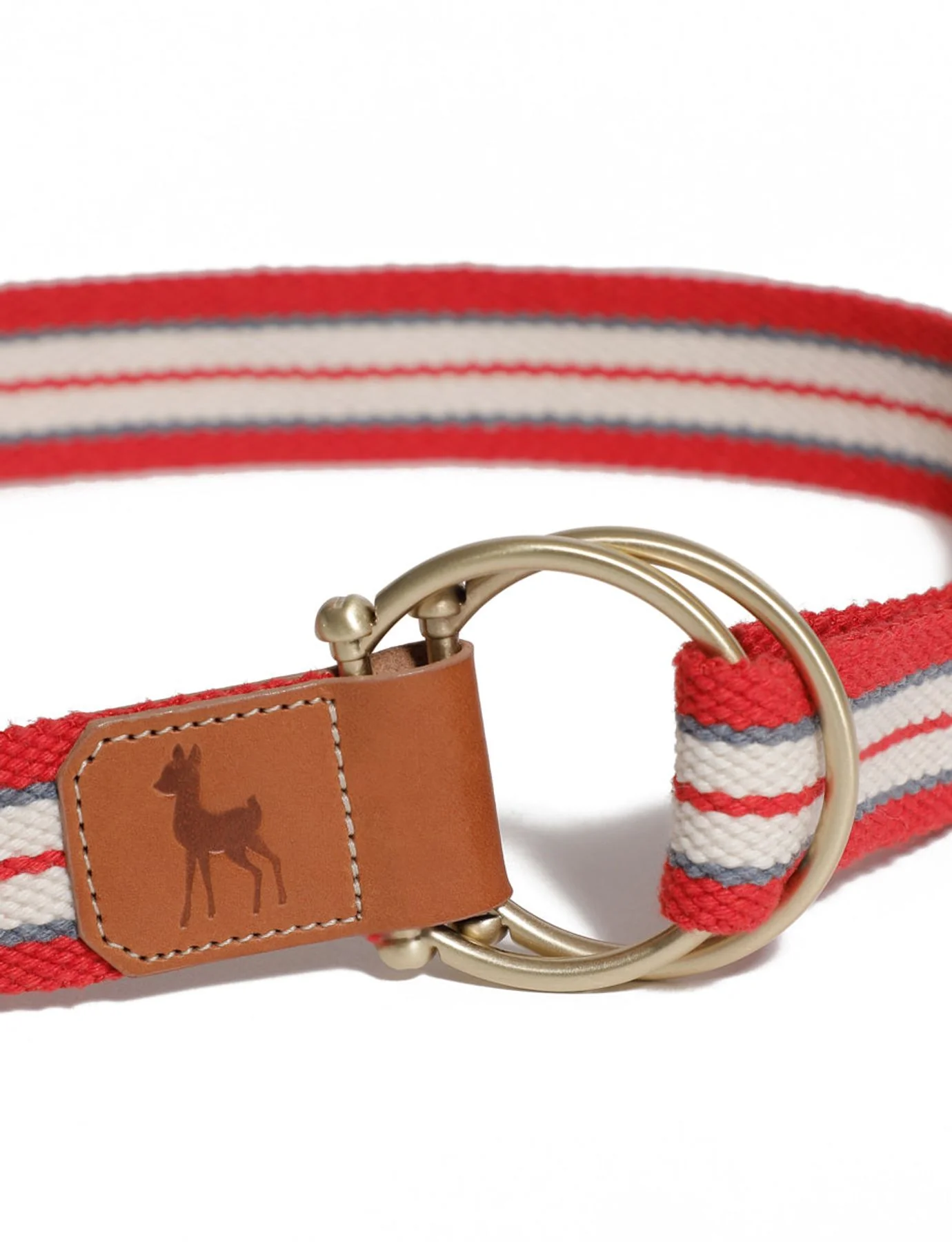 Ceinture Germaine rouge et blanche - Image 3