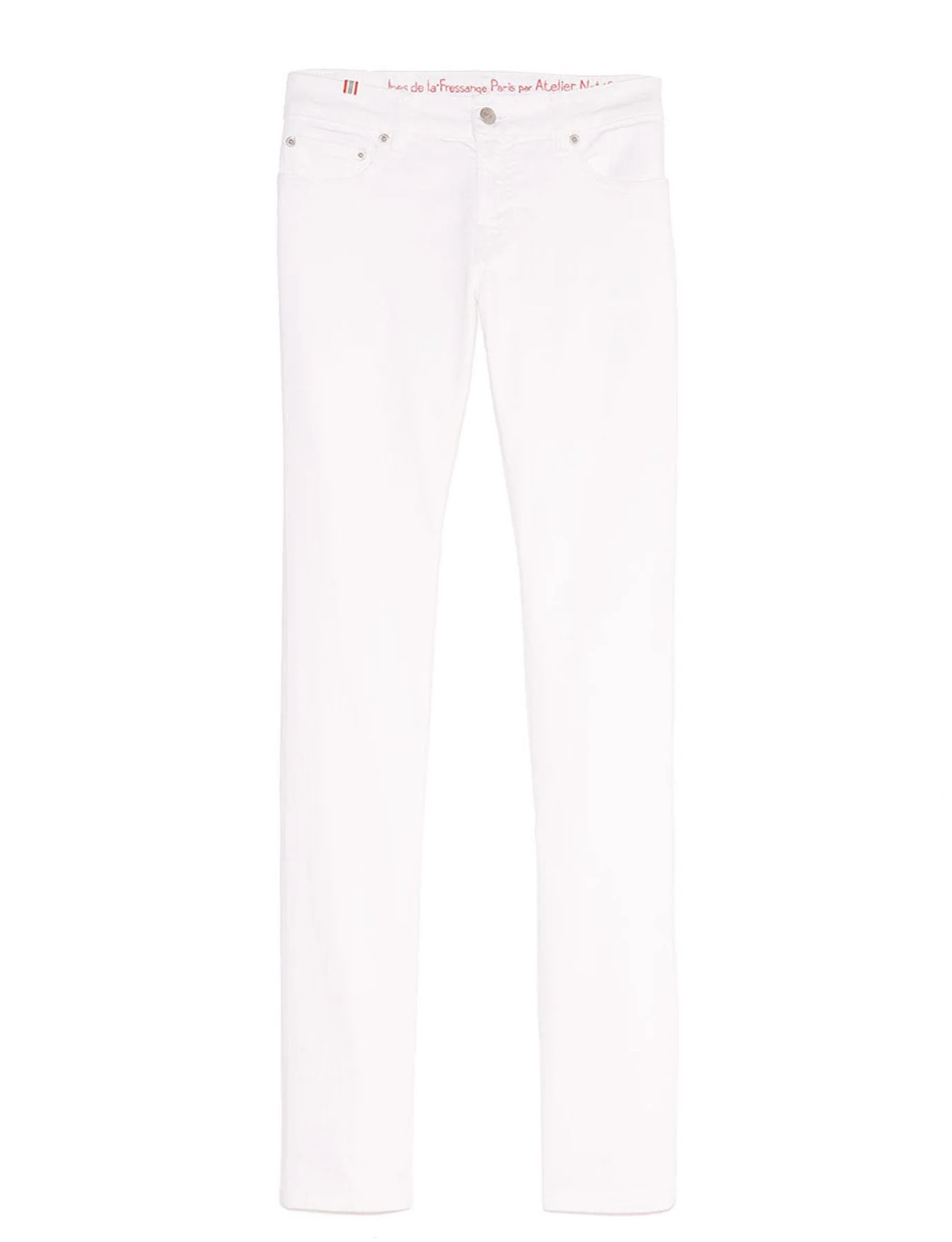 Denim Anemone blanc