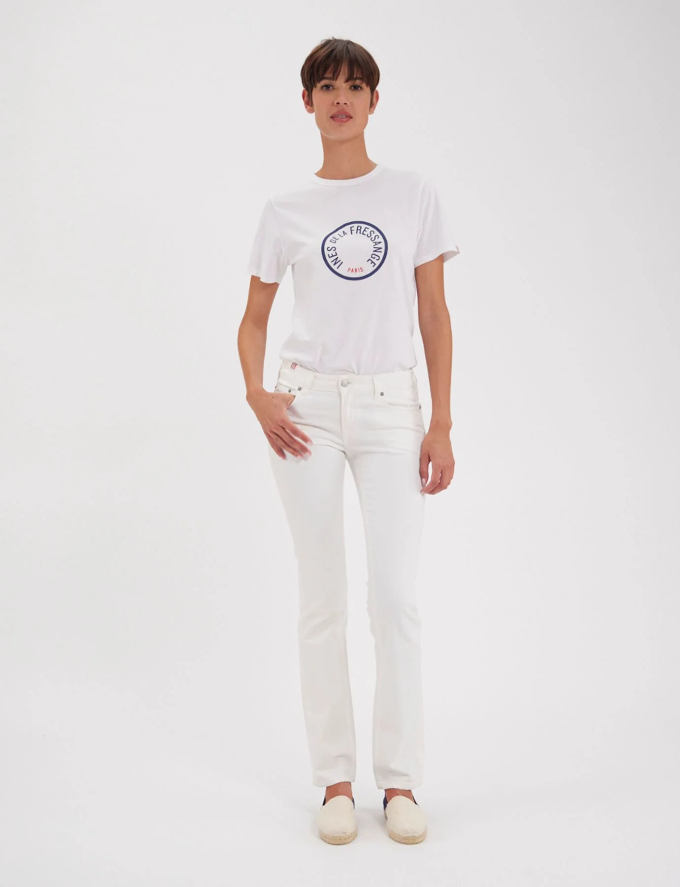 Denim Anemone blanc - Image 2