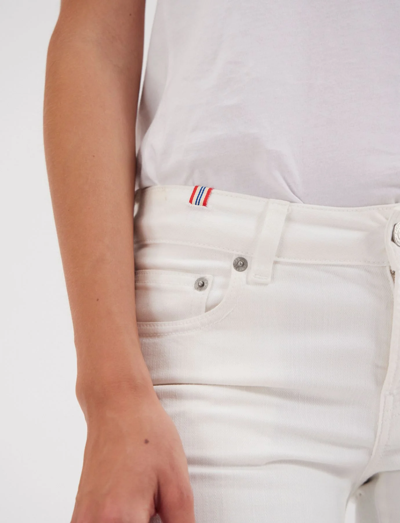 Denim Anemone blanc - Image 5