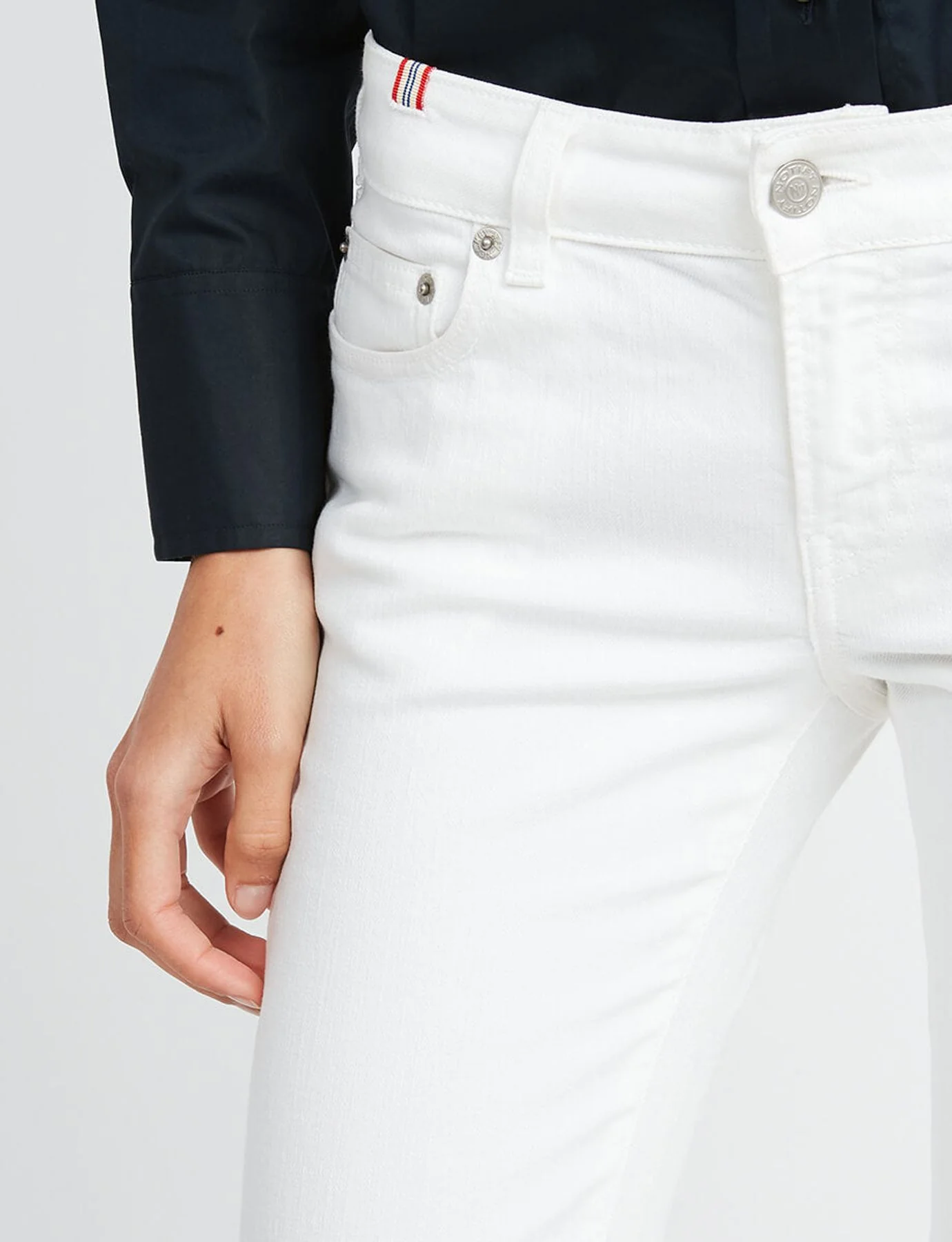 Denim Anemone blanc - Image 6
