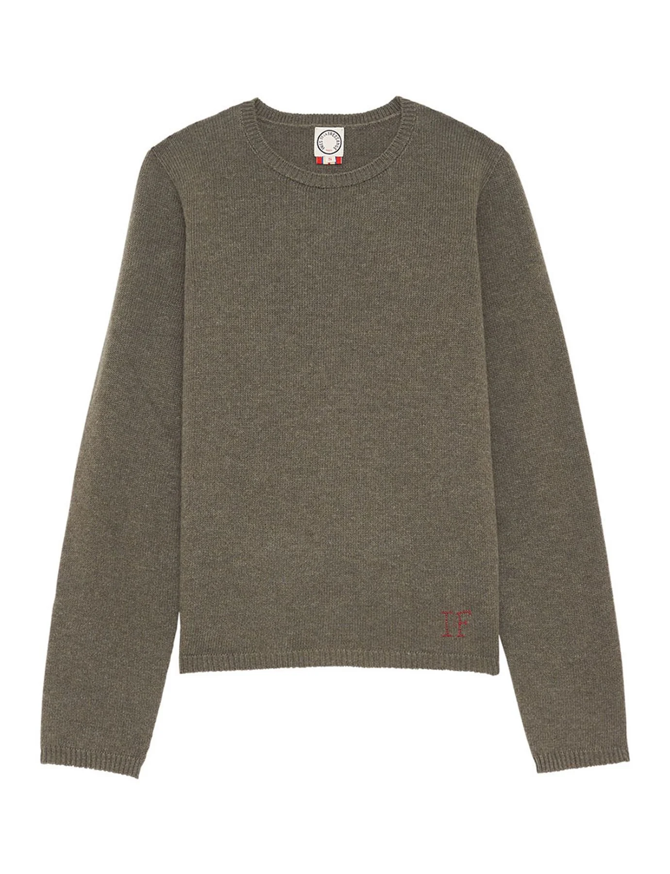 Pull Angelina laine et cachemire kaki