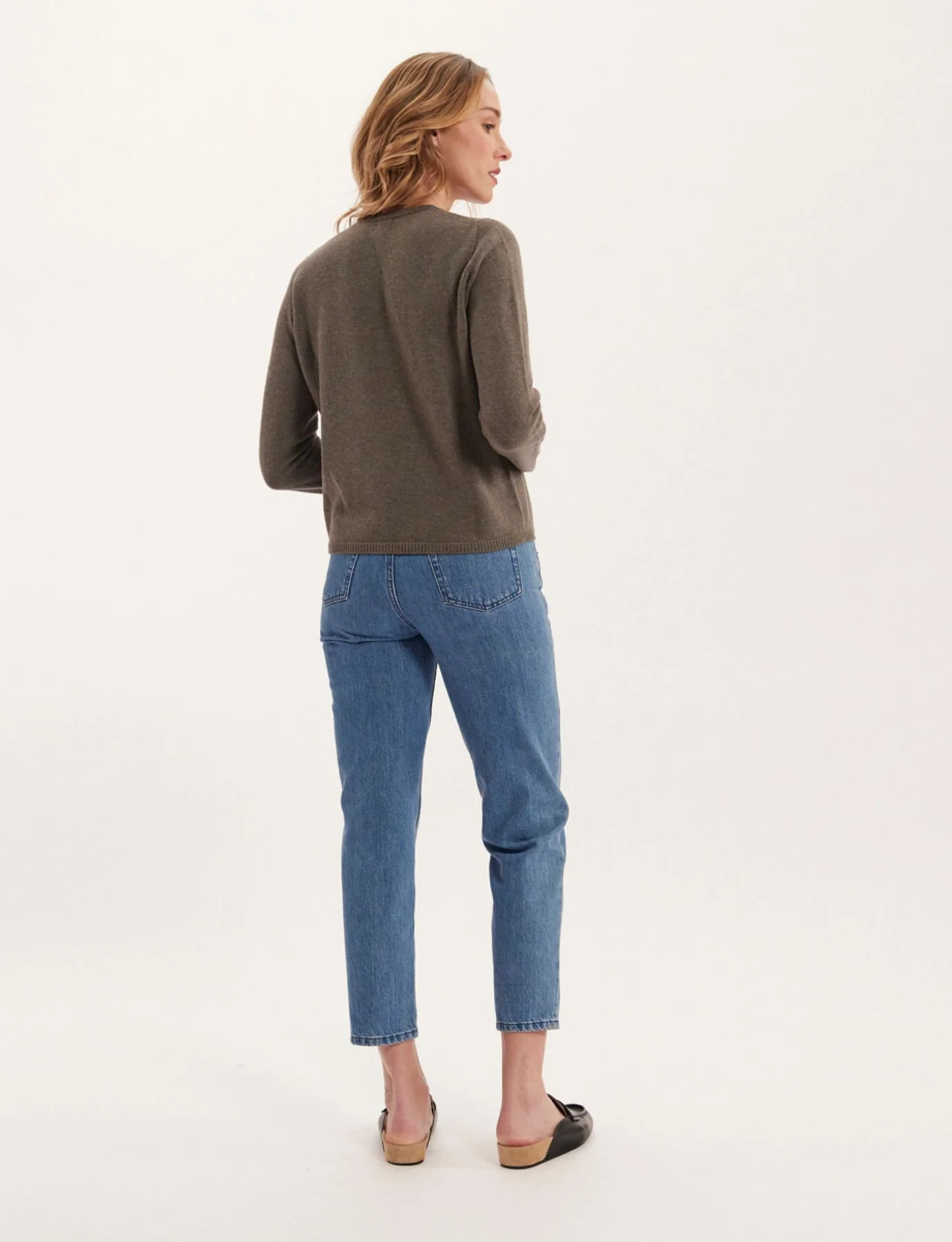 Pull Angelina laine et cachemire kaki - Image 4