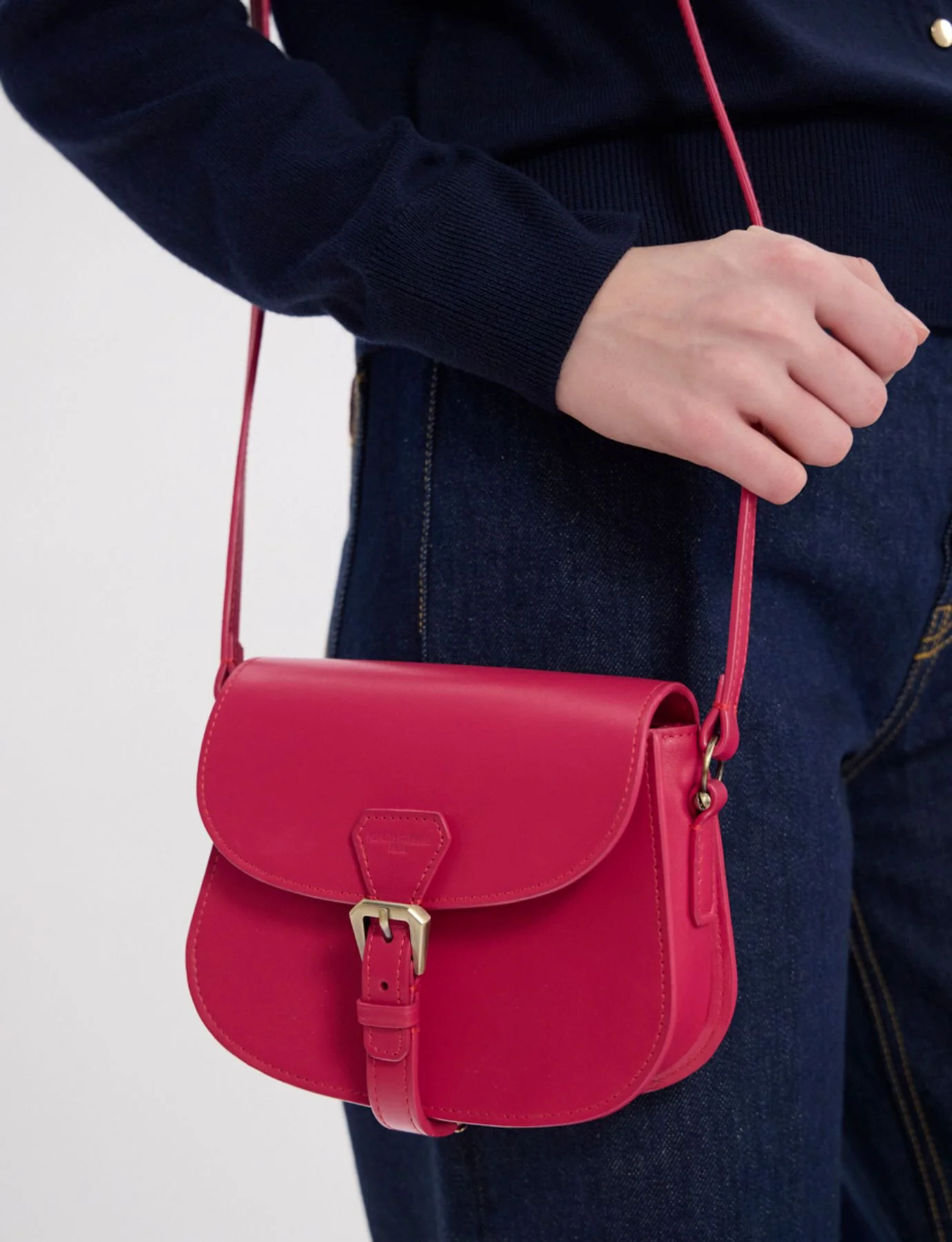 Sac à main Baby Flâneur rose - Image 3