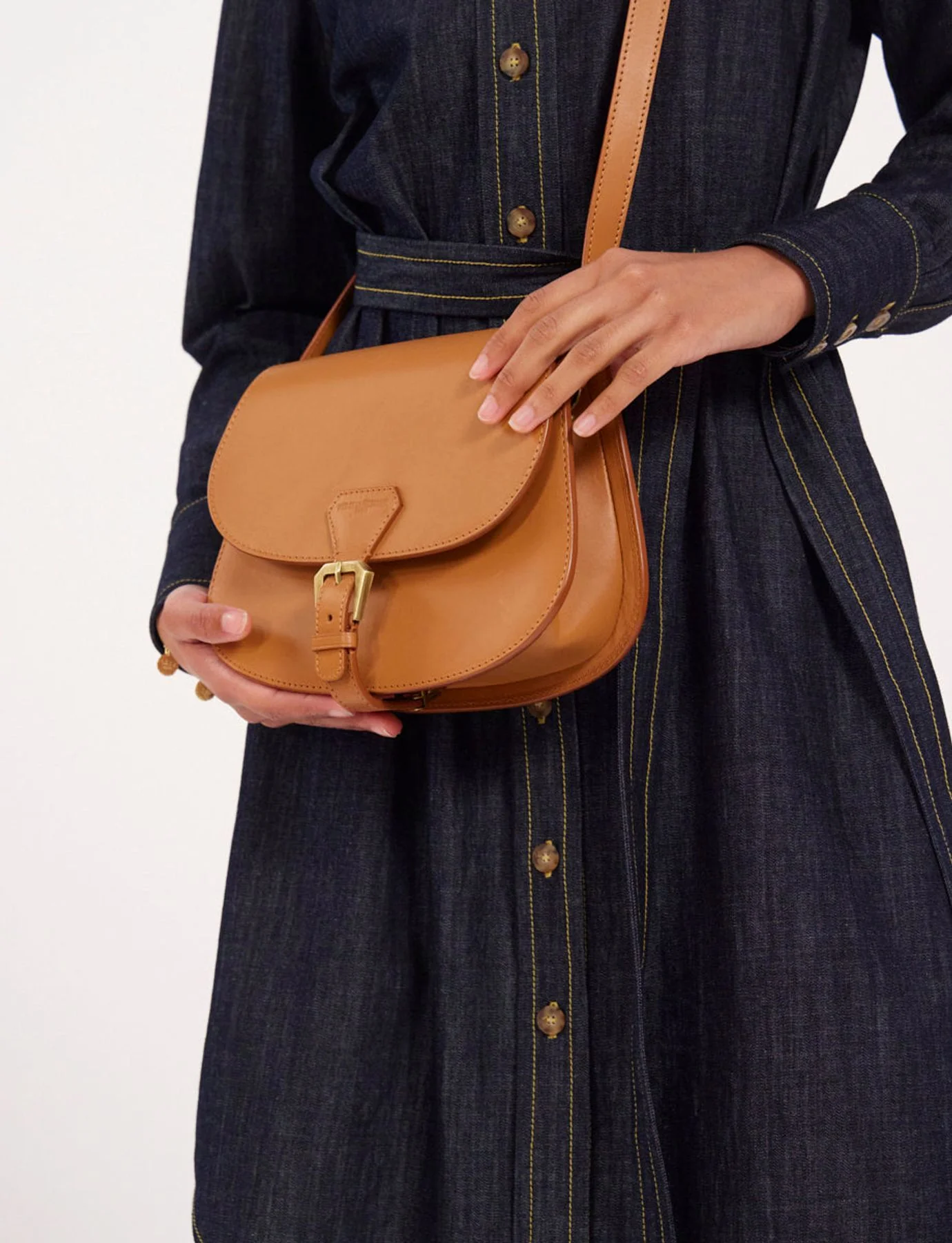 Sac à main Flâneur camel - Image 3
