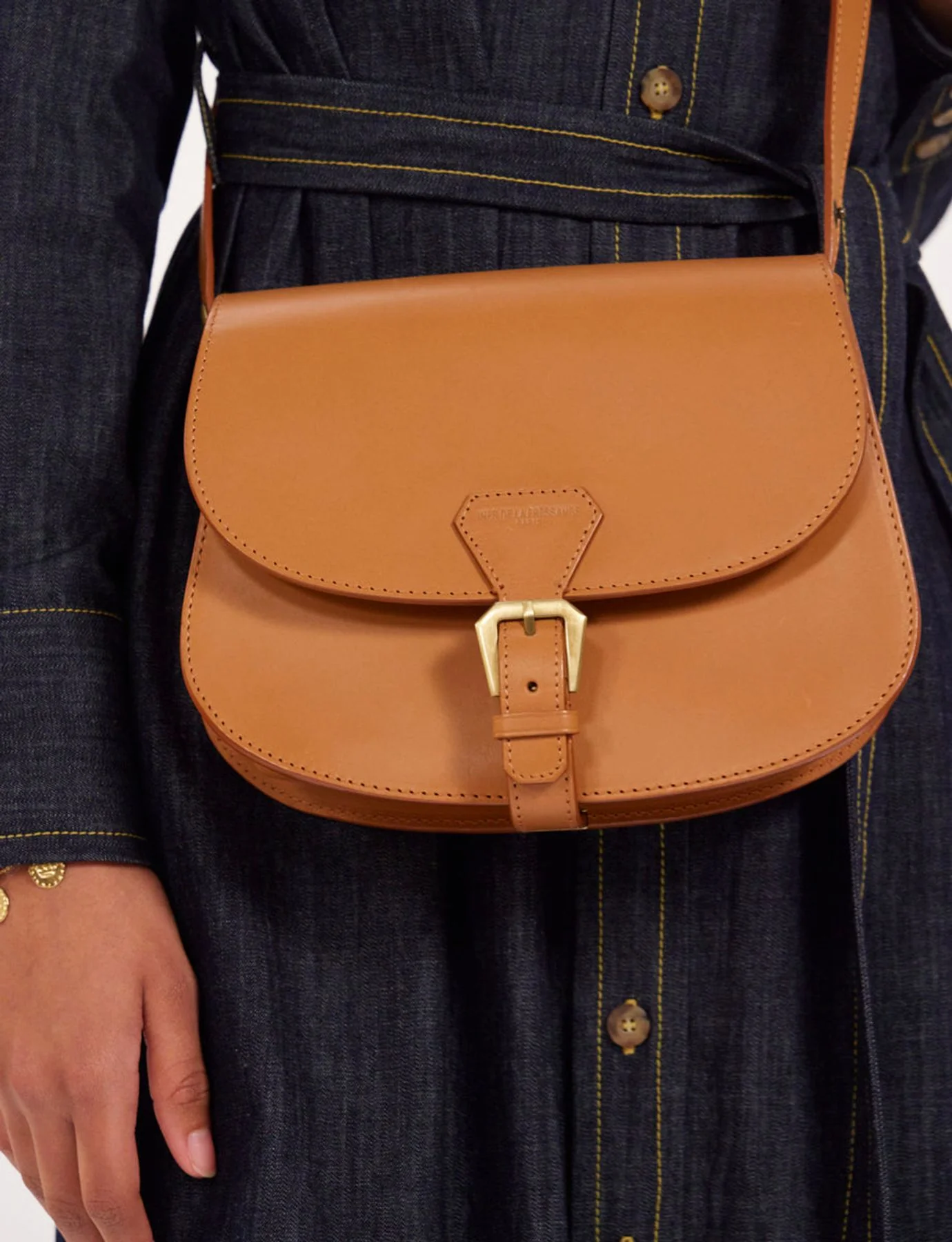 Sac à main Flâneur camel - Image 6