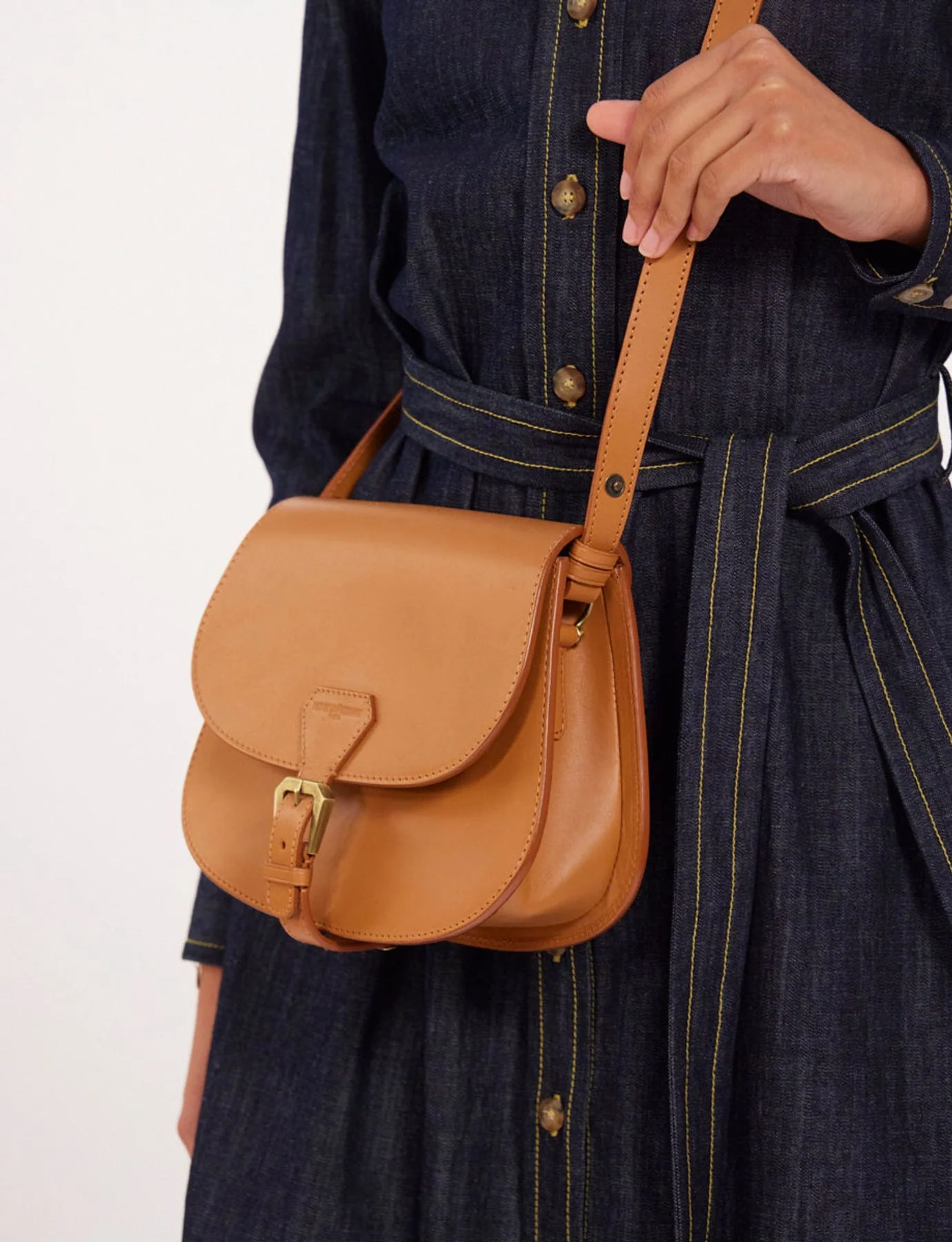 Sac à main Flâneur camel - Image 7