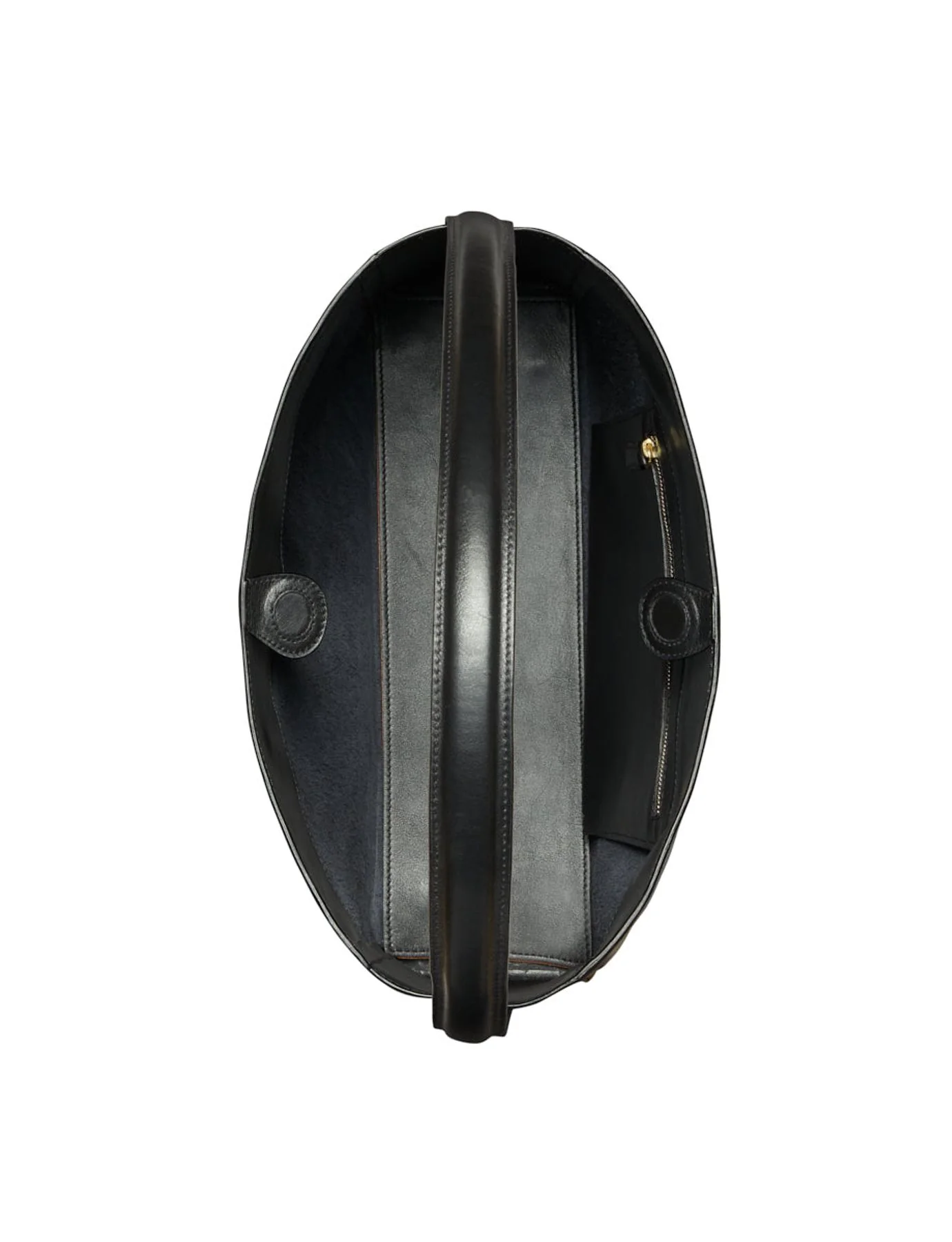 Sac cabas cuir Léonore grand format noir - Image 5