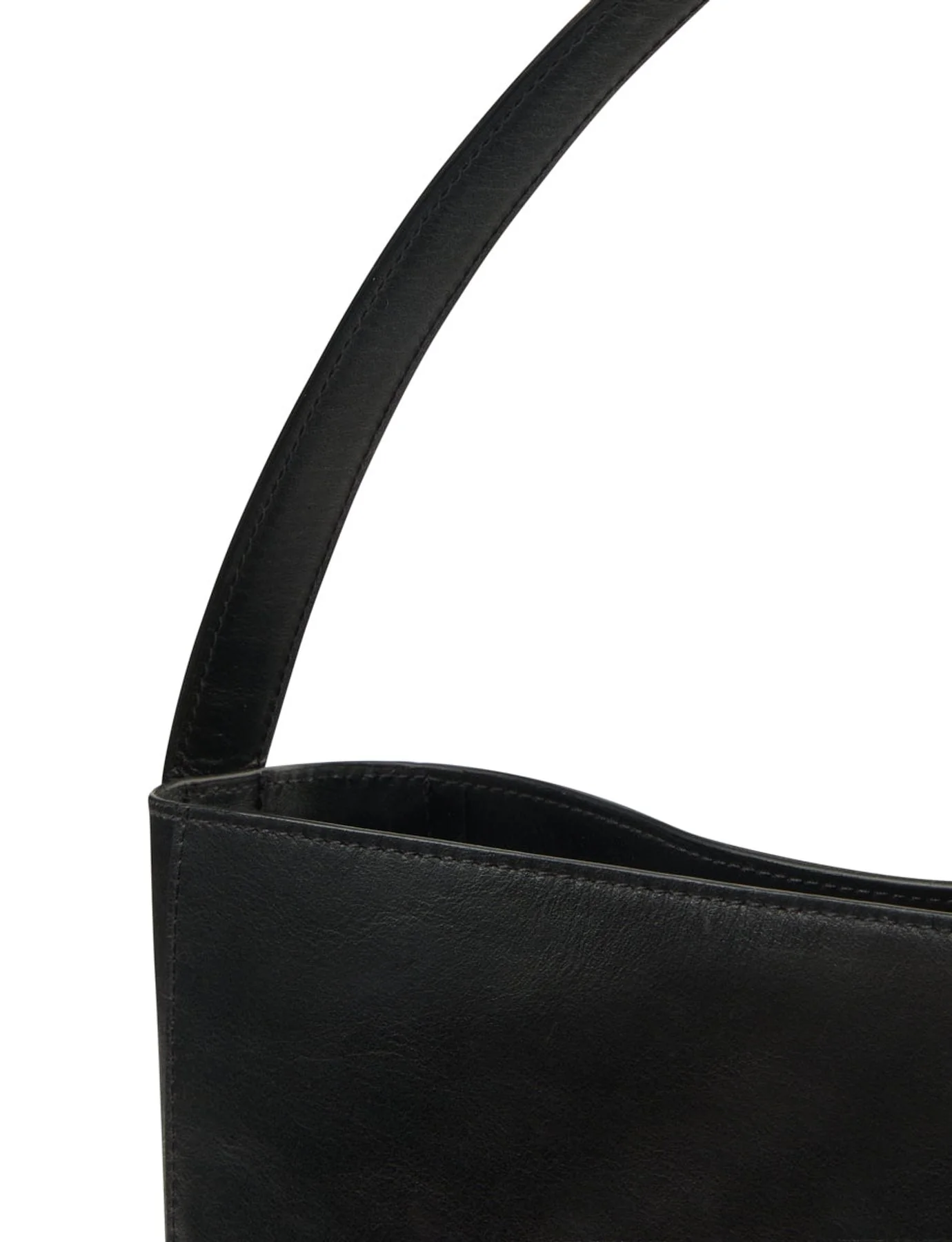Sac cabas cuir Léonore grand format noir - Image 6