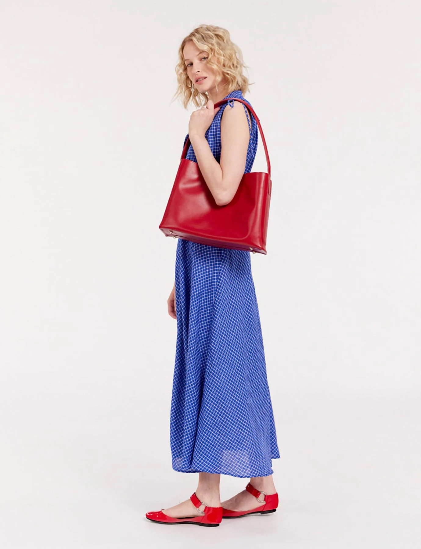 Sac cabas cuir Léonore grand format - Image 3
