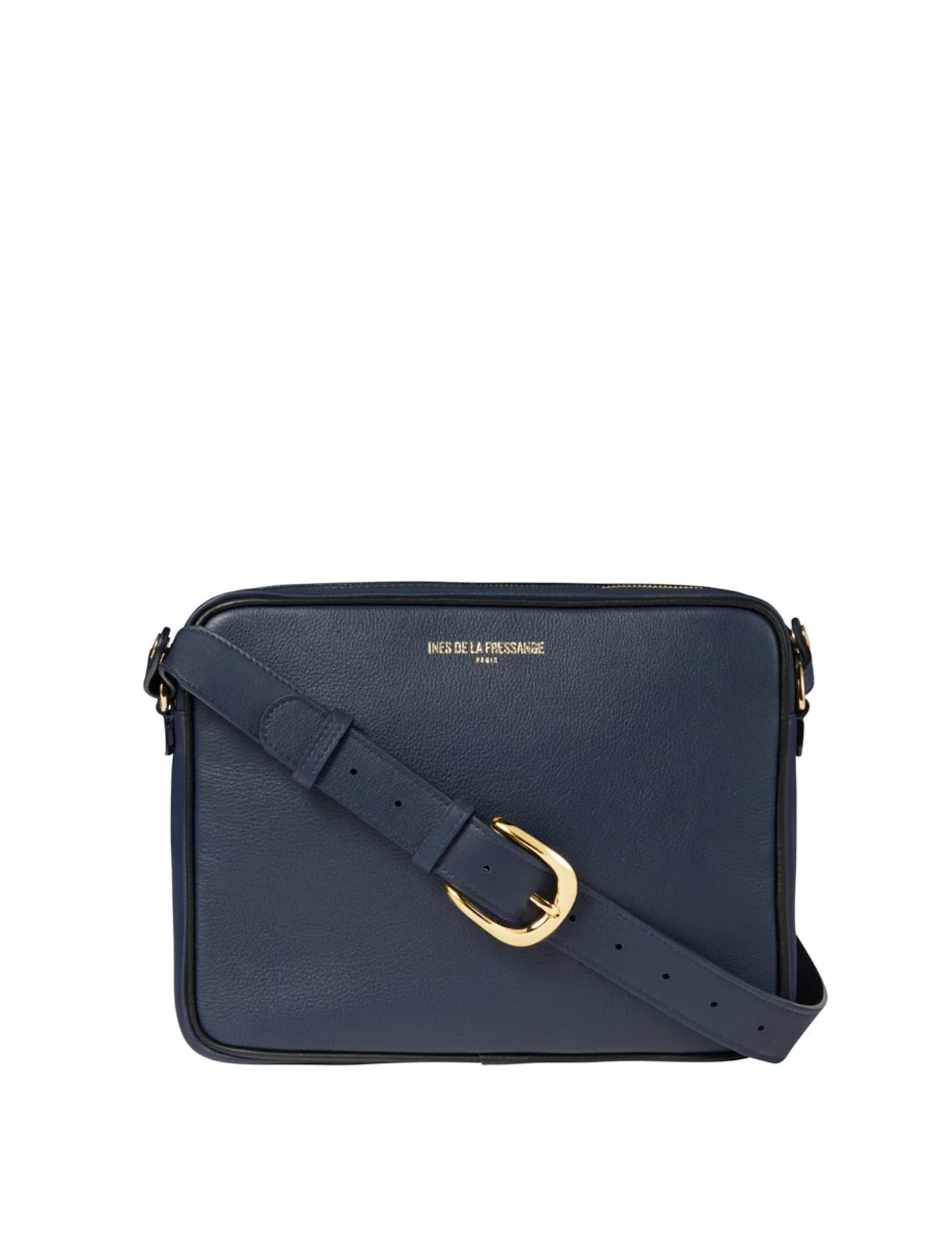 Sac Marcia grand modèle marine piping noir