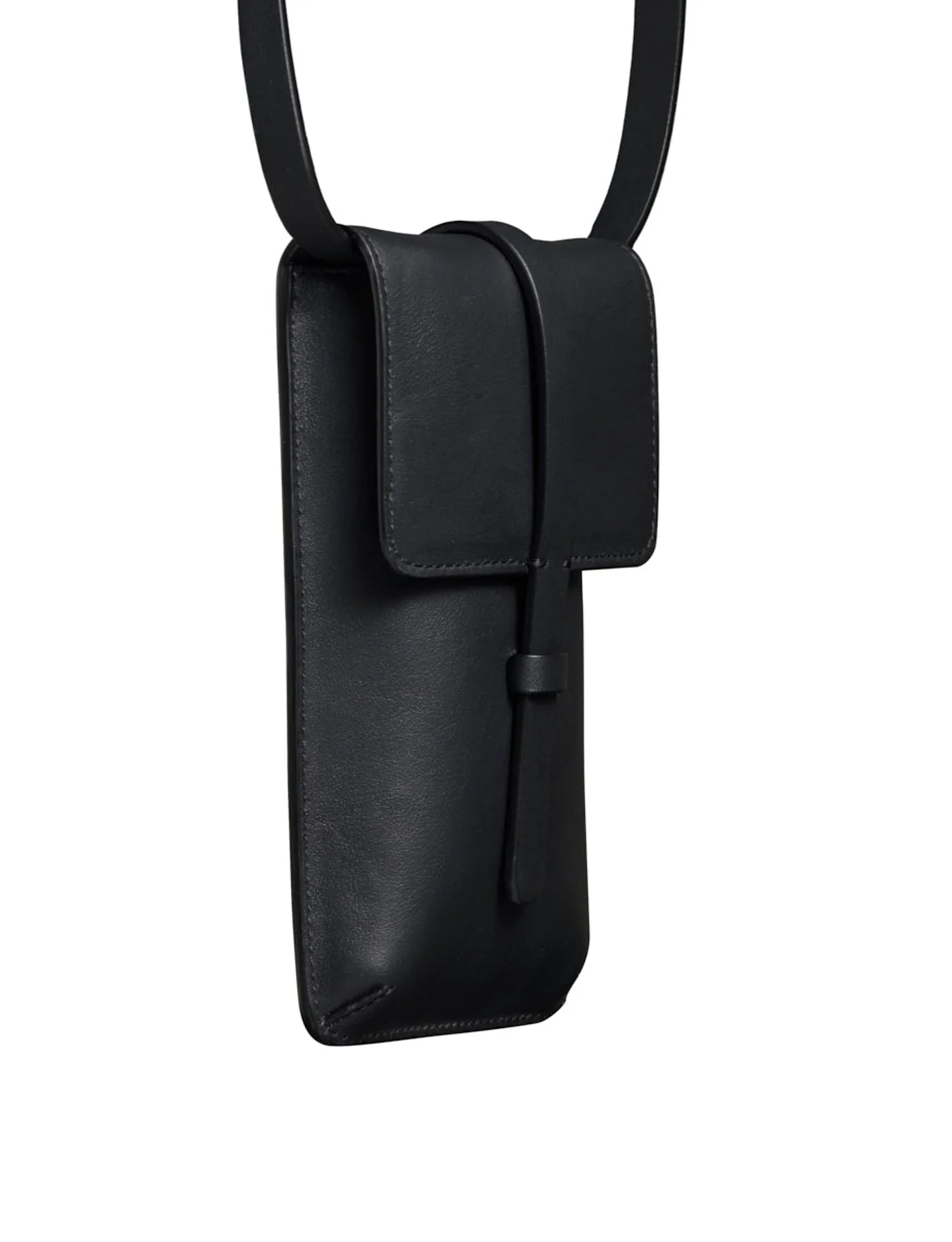 Smartphone Bag Léonore cuir noir - Image 3