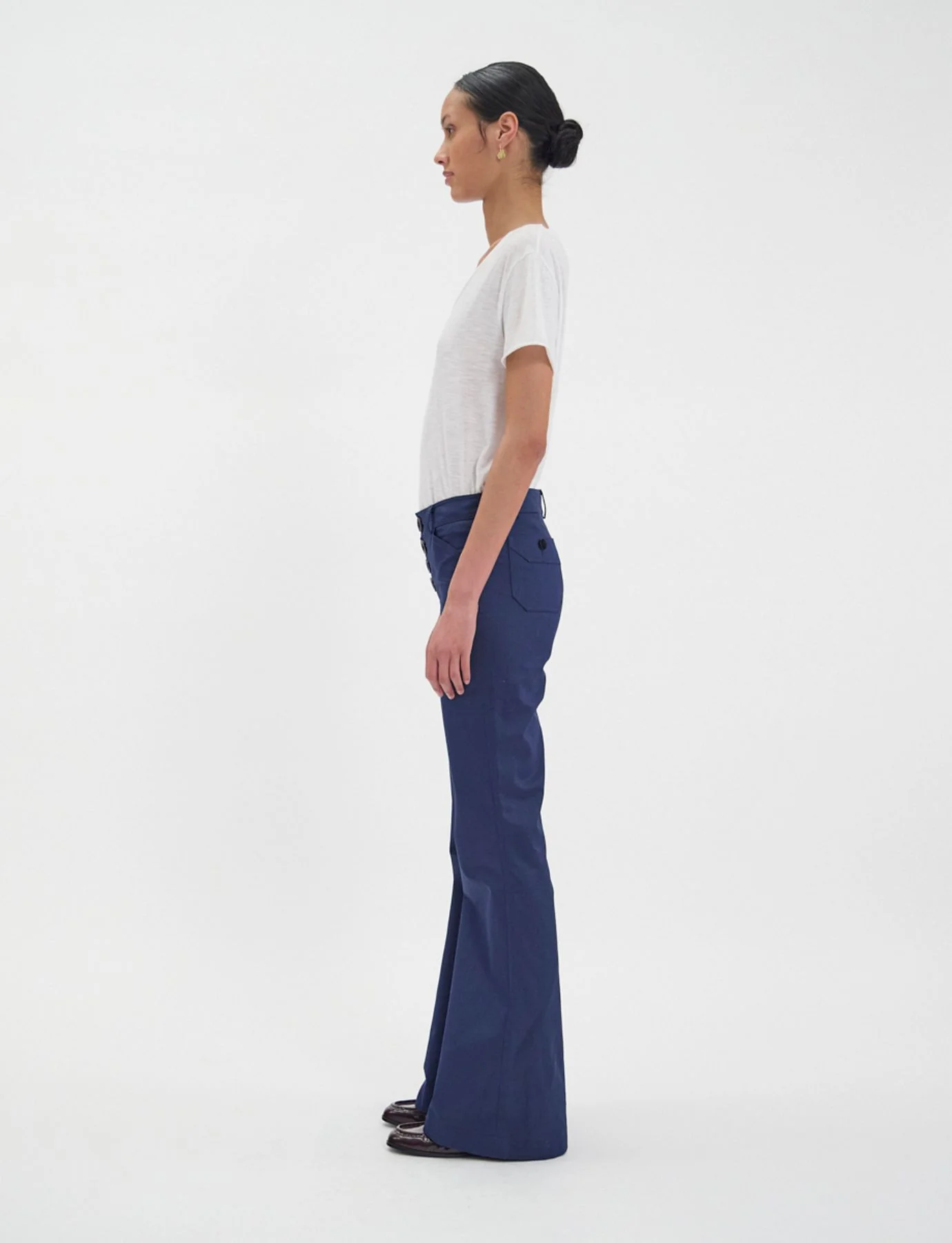 Pantalon Charlotte bleu marine - Image 3