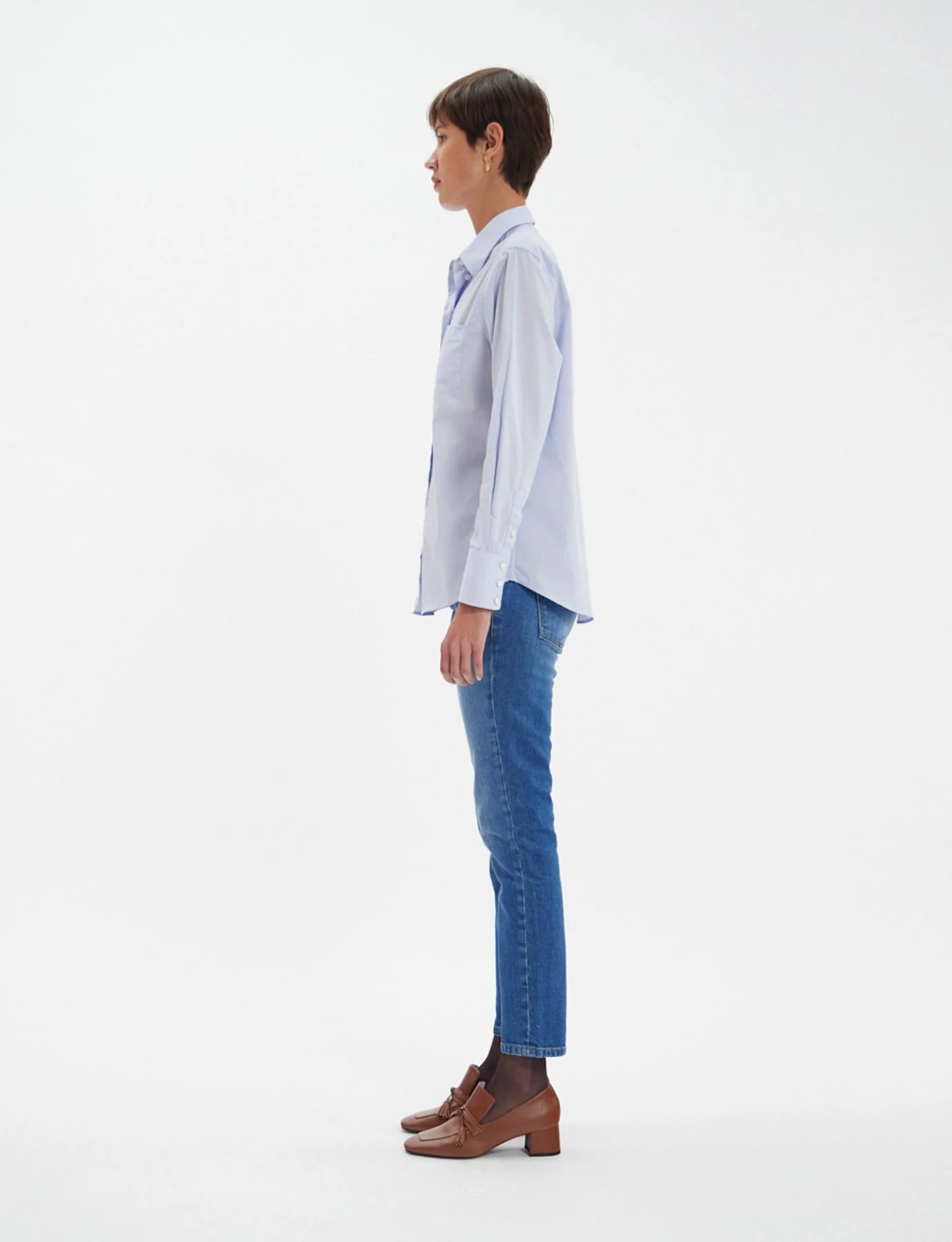 Chemise Maureen bleue - Image 3