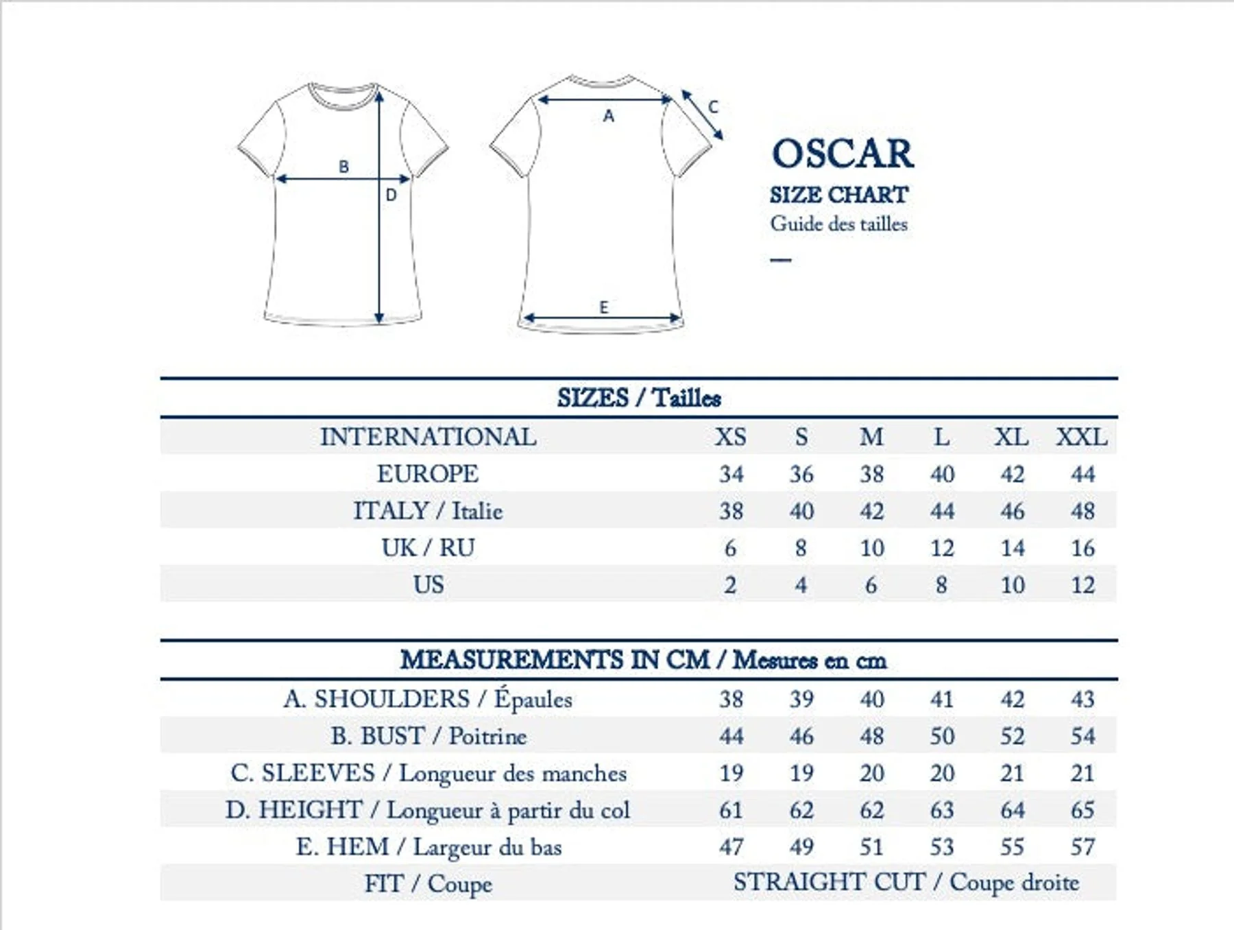 T-shirt Oscar blanc - Image 6