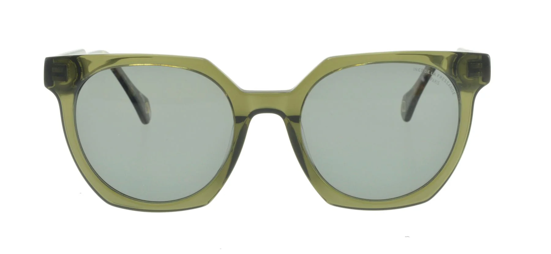 Lunettes de soleil Laura kaki cristal - Image 2
