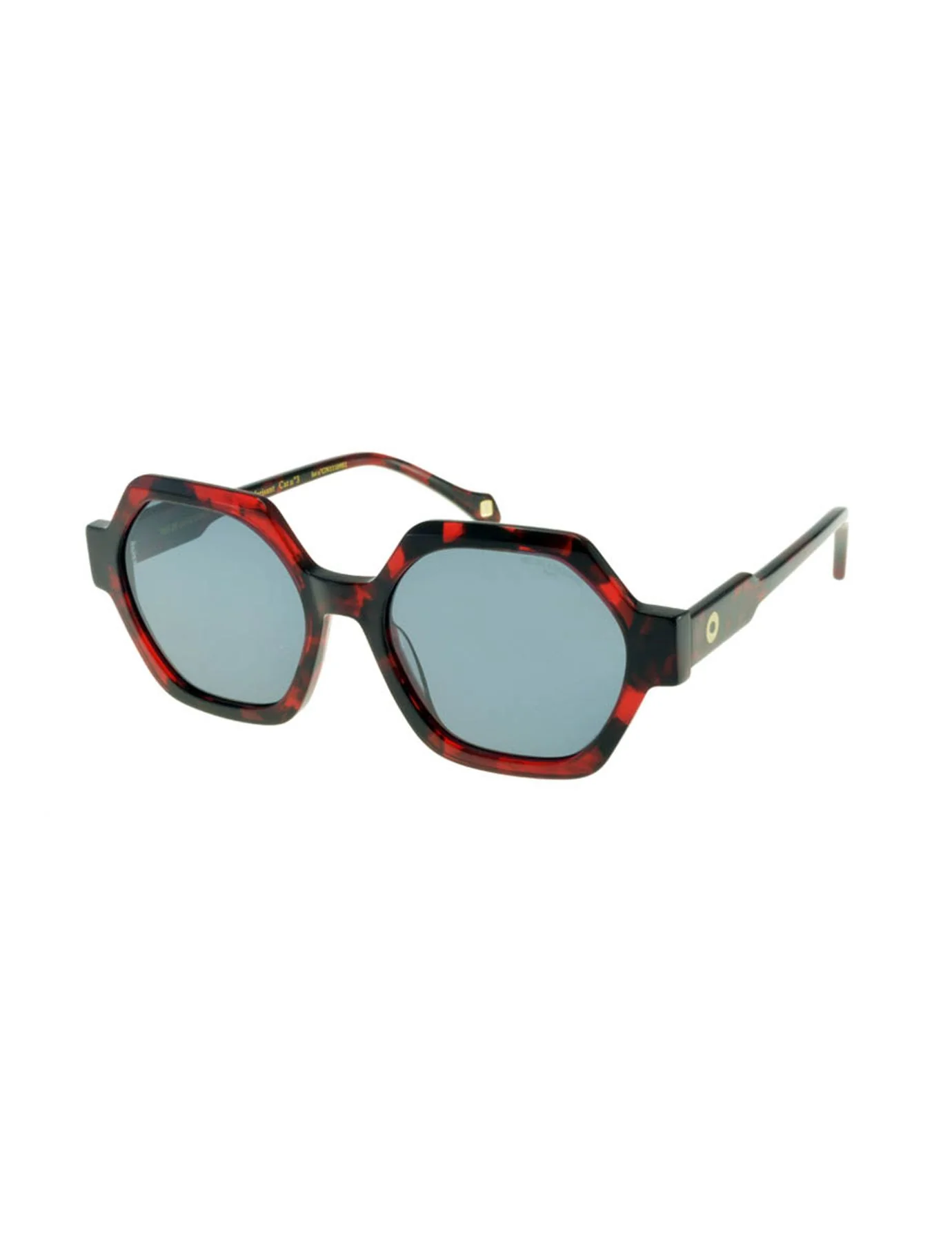 Lunettes de soleil Marion rouges écailles