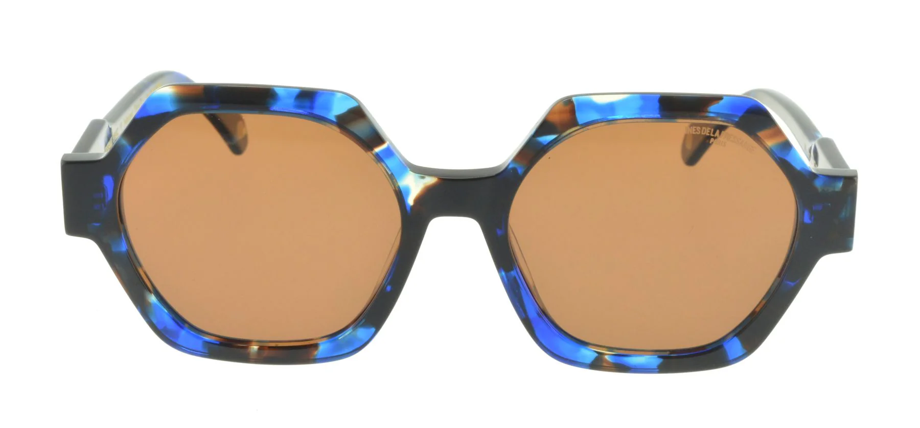 Lunettes de soleil Marion bleues écailles - Image 2