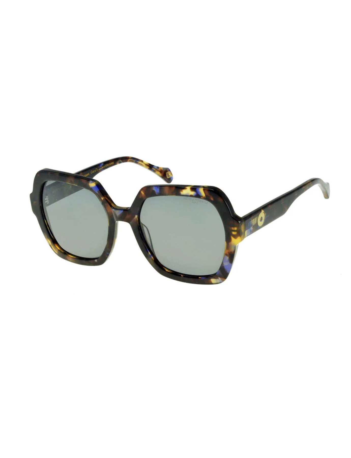 Lunettes de soleil Monica violettes marbrées