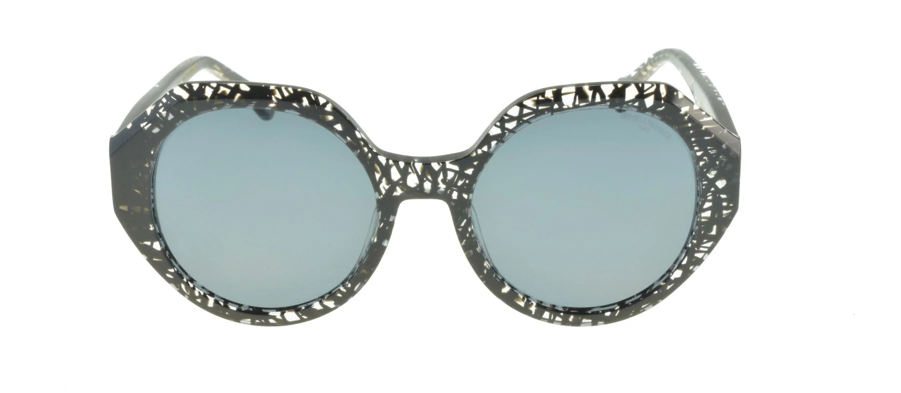 Lunettes de soleil Ornella noires texturées - Image 2