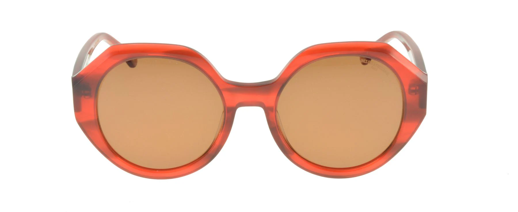 Lunettes de soleil Ornella rouges marbrées - Image 2
