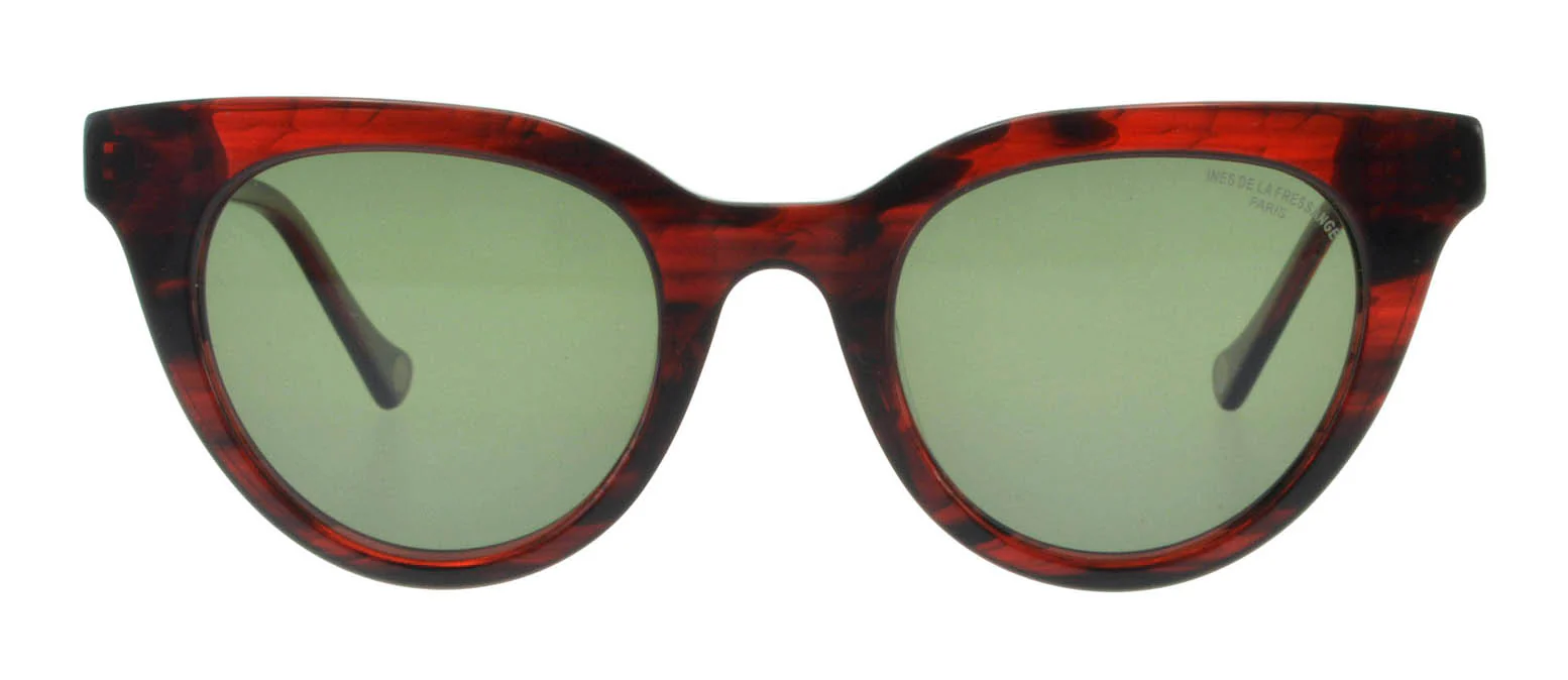 Lunettes de soleil Pénélope rouge texture