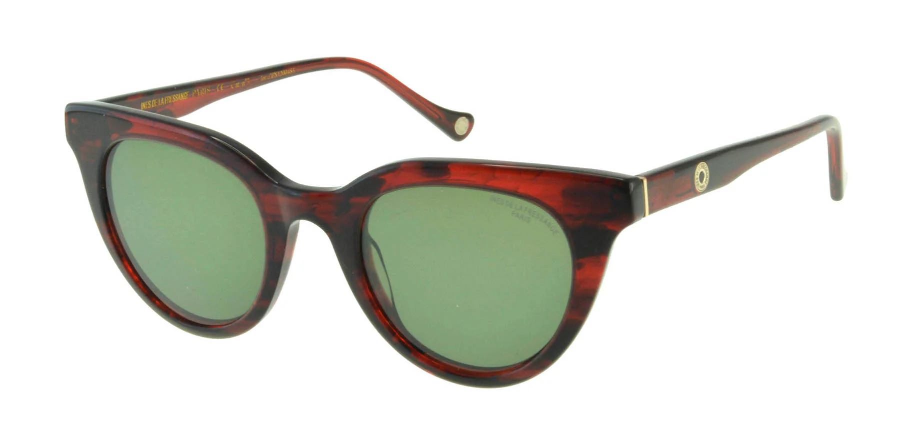 Lunettes de soleil Pénélope rouge texture - Image 2