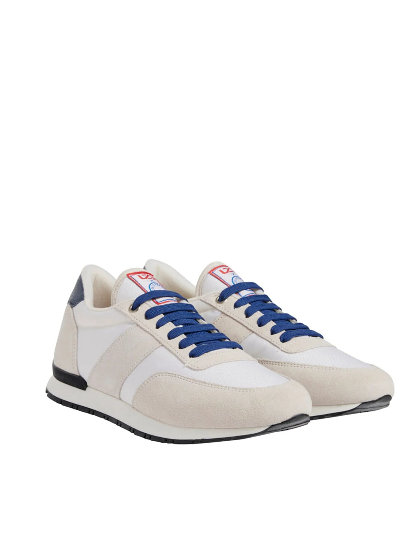 Baskets "77" UZS x Ines de la Fressange Unisexe blanc/beige/bleu - Image 2