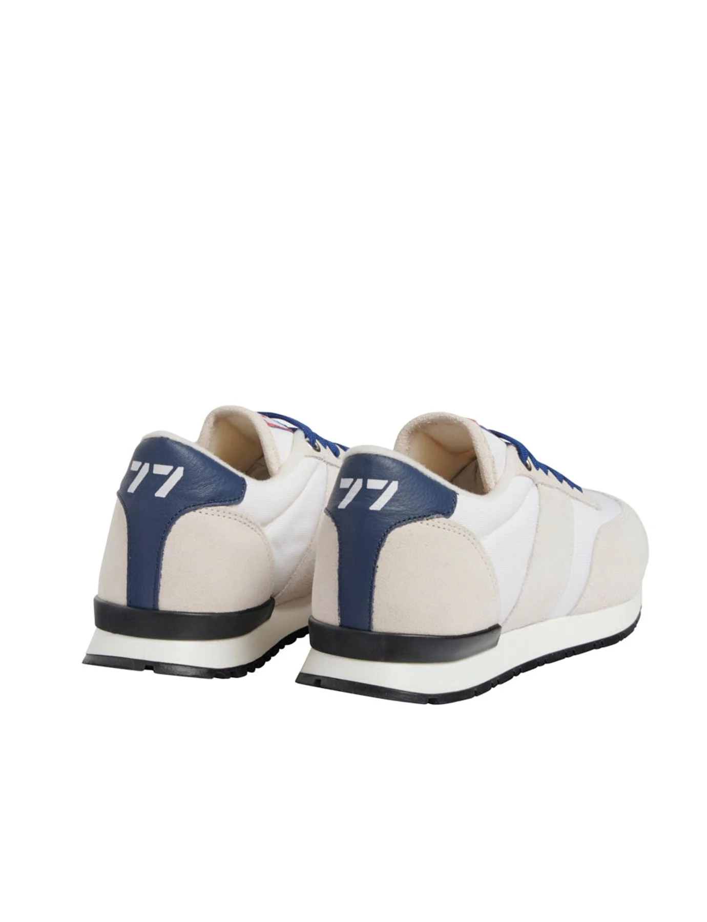 Baskets "77" UZS x Ines de la Fressange Unisexe blanc/beige/bleu - Image 3